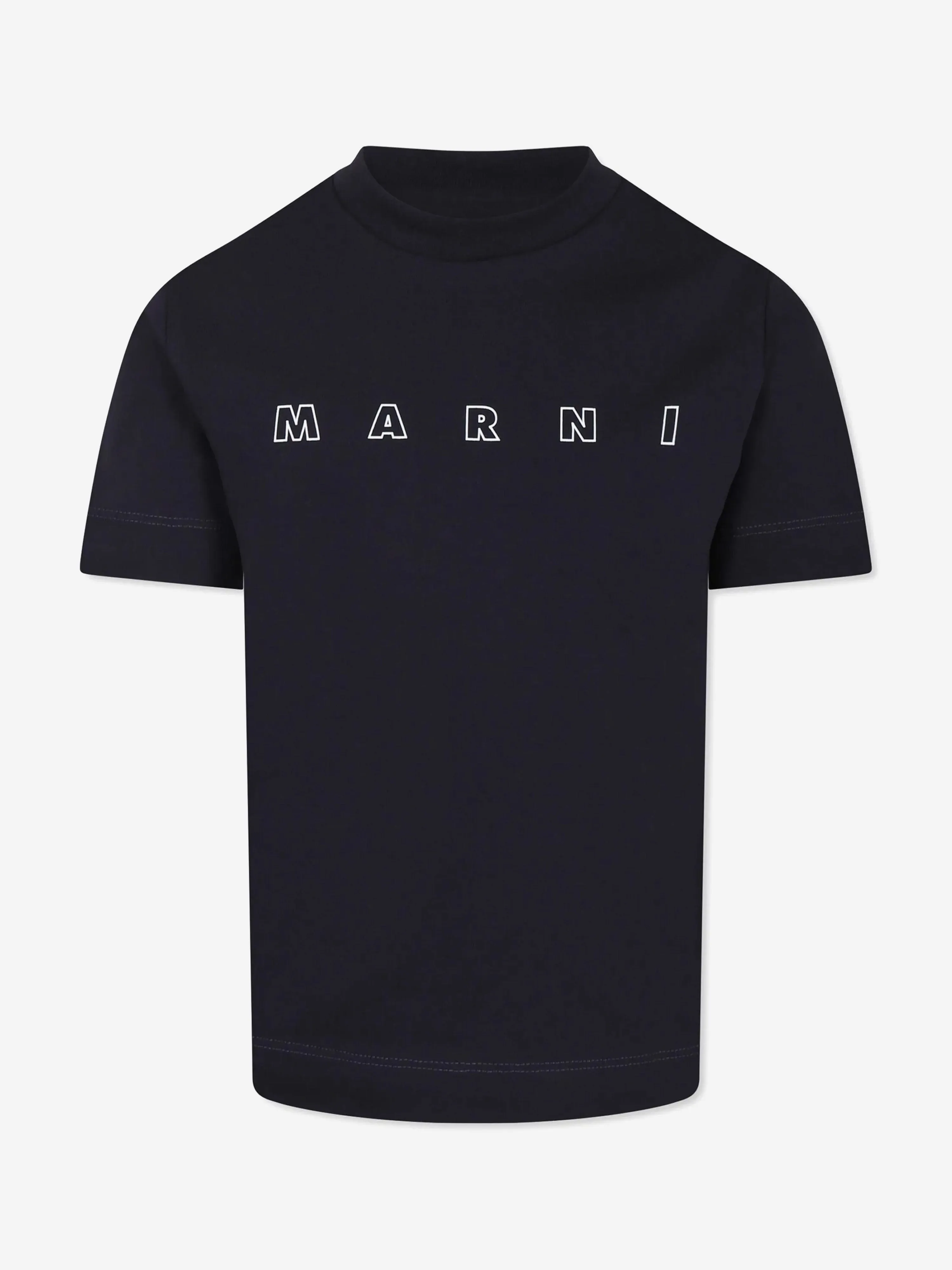 Kinder Logo T-Shirt in Marineblau