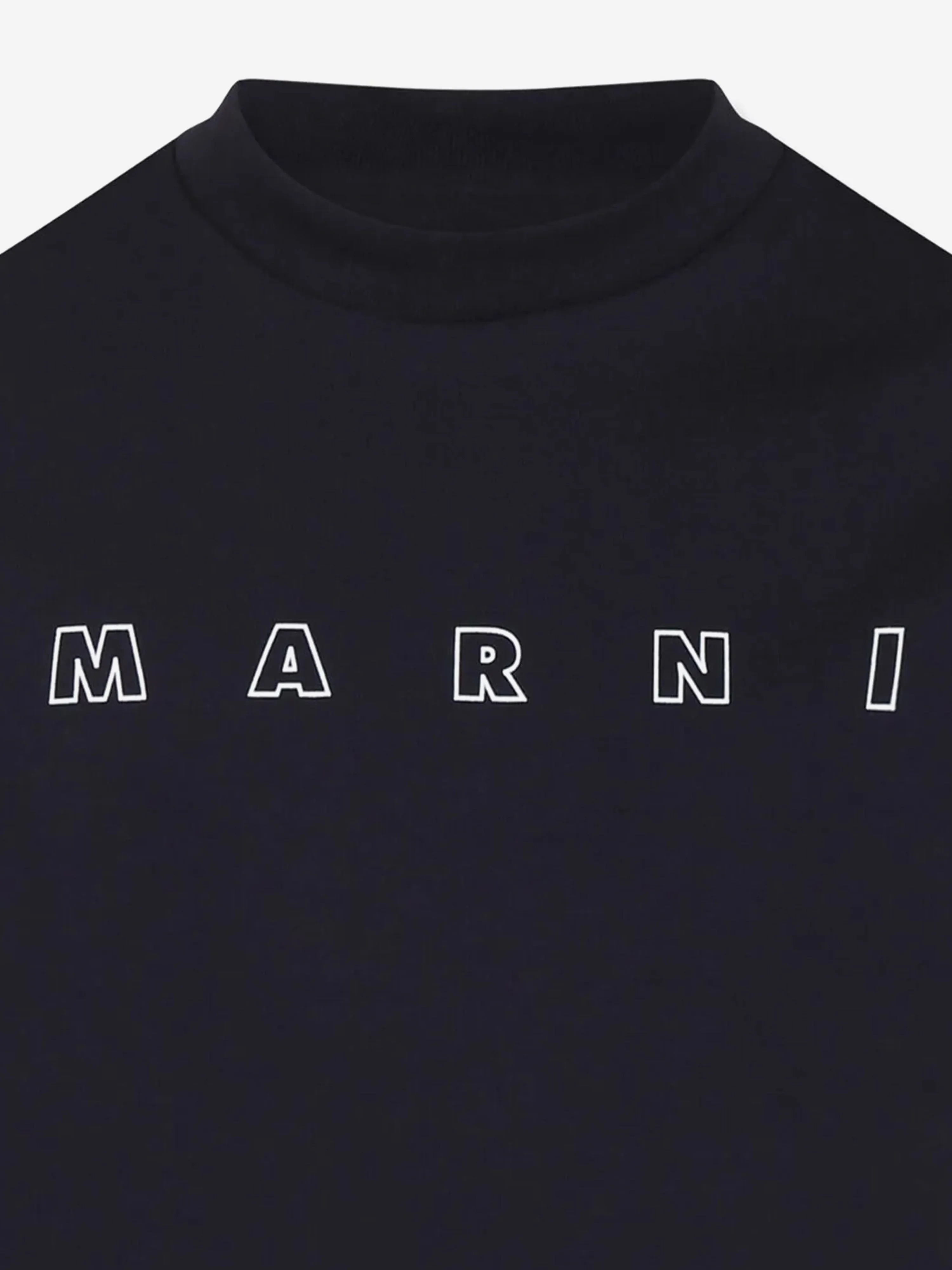 Kinder Logo T-Shirt in Marineblau