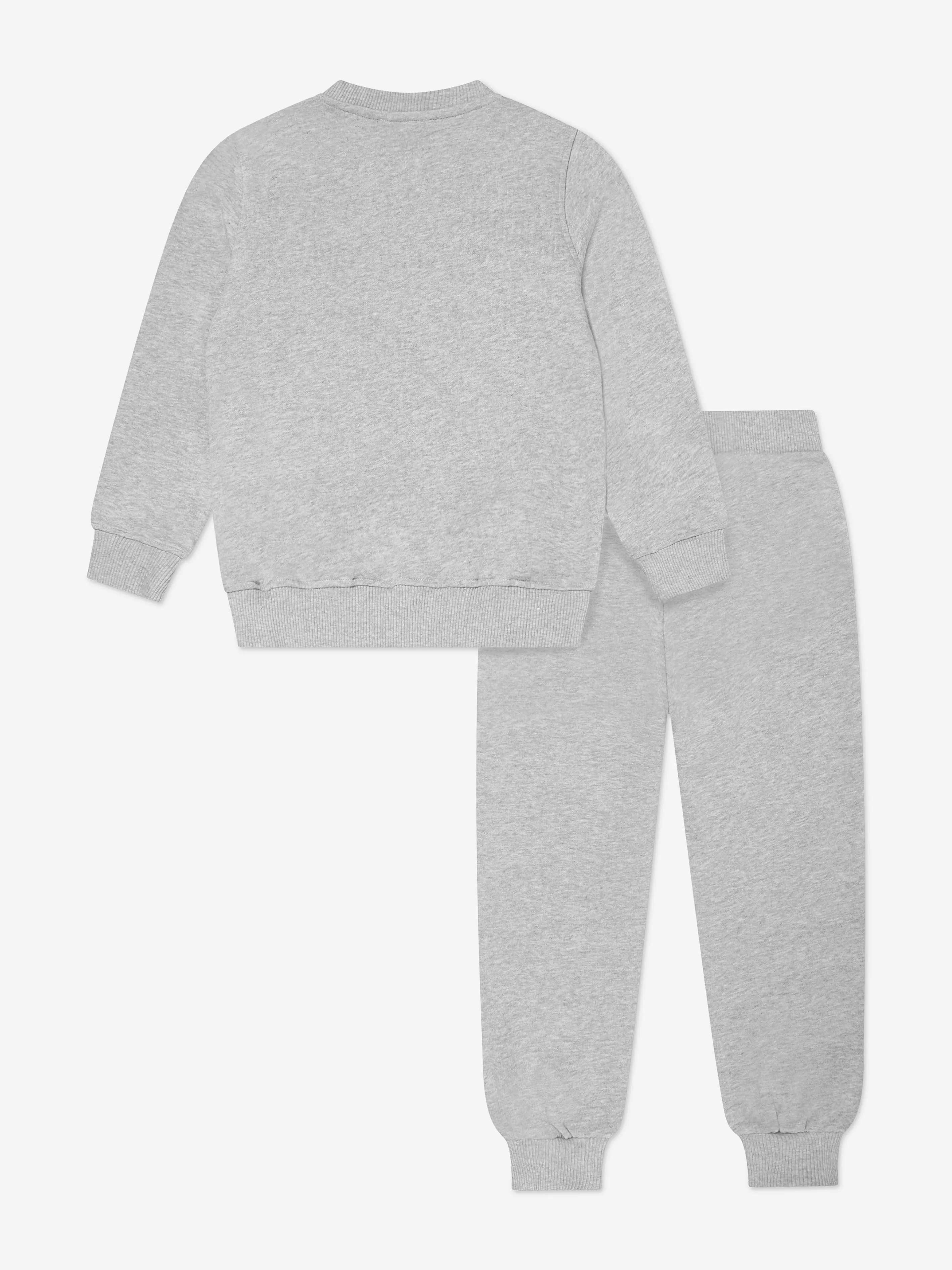 Kinder Logo Jogginganzug in Grau