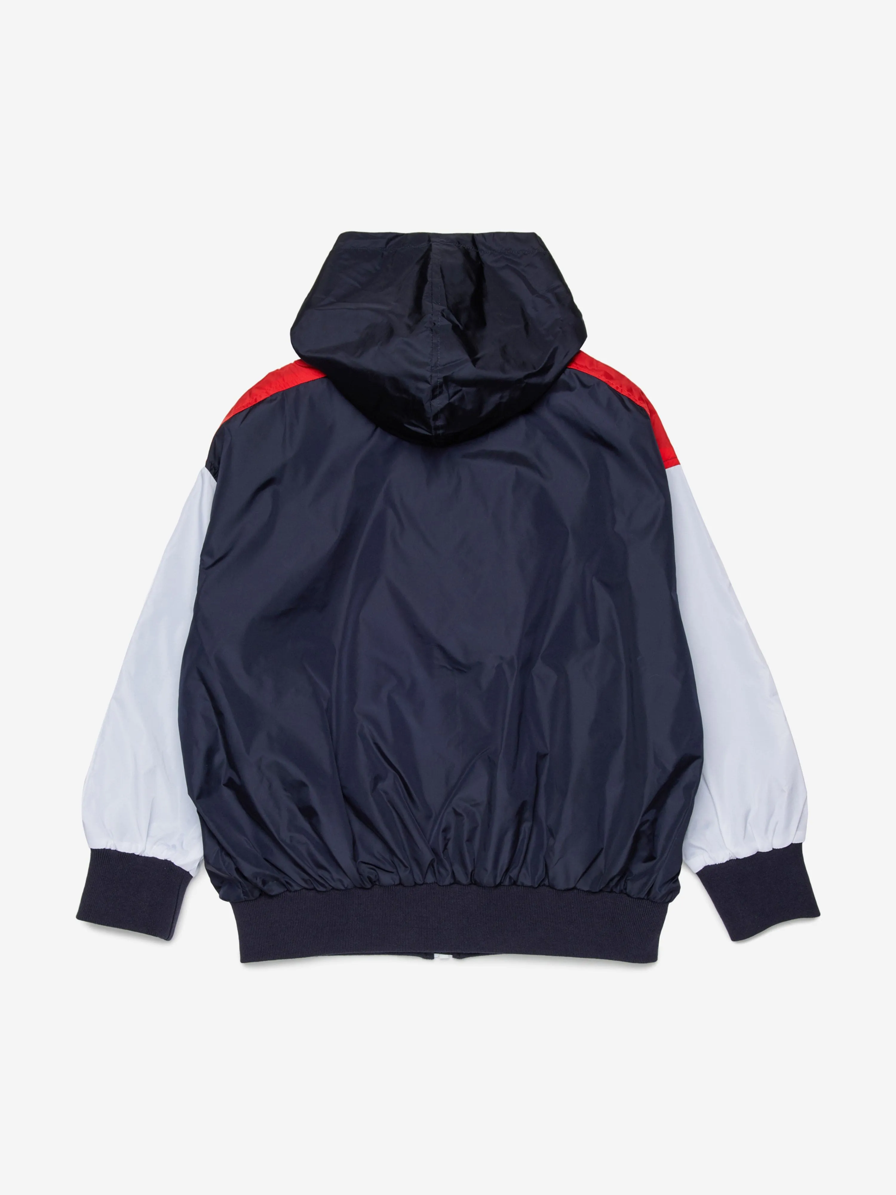 Kinder Logo Reißverschlussjacke in Marineblau