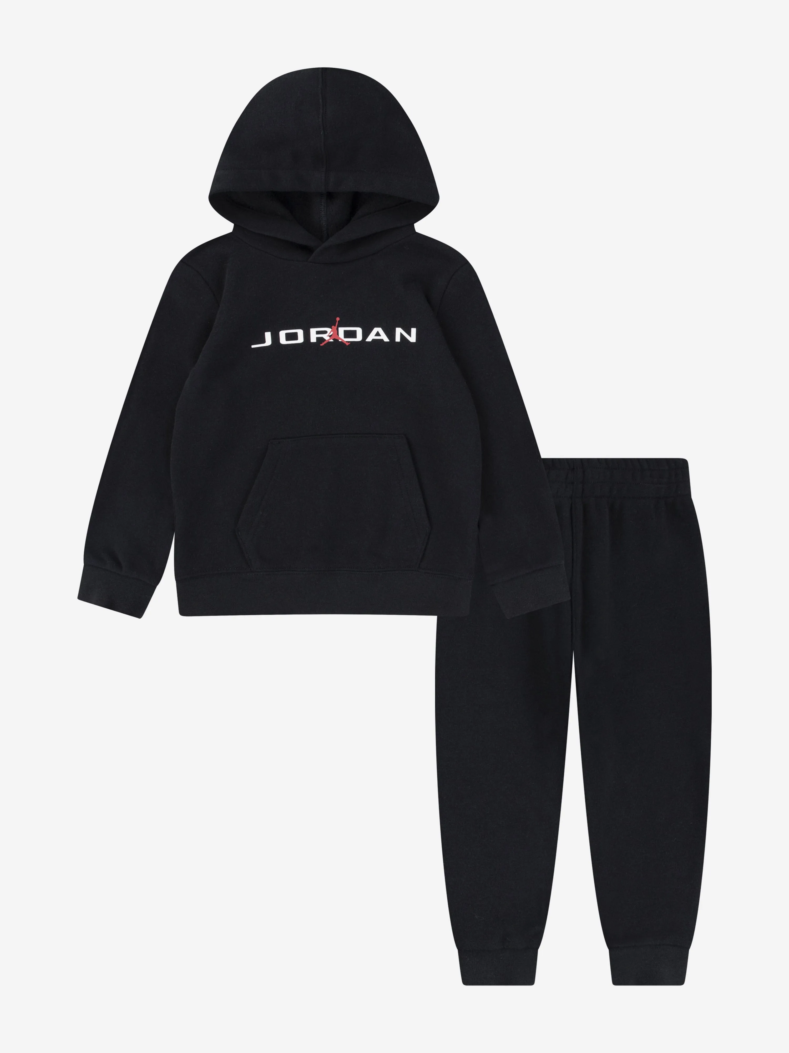 Kids MJ Baseline Tracksuit in Schwarz