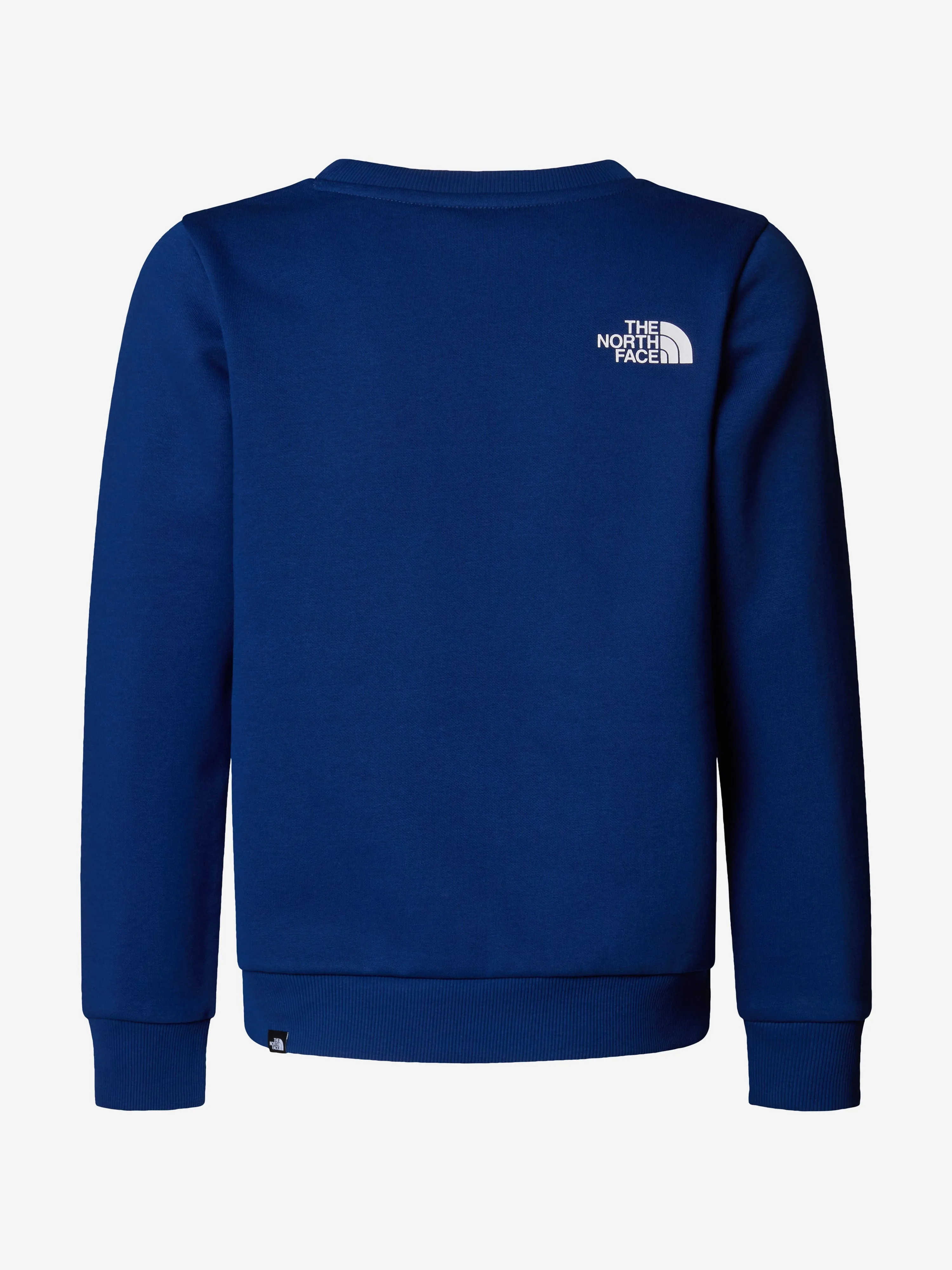Einfaches Kinder-Sweatshirt mit Rundhalsausschnitt in Blau