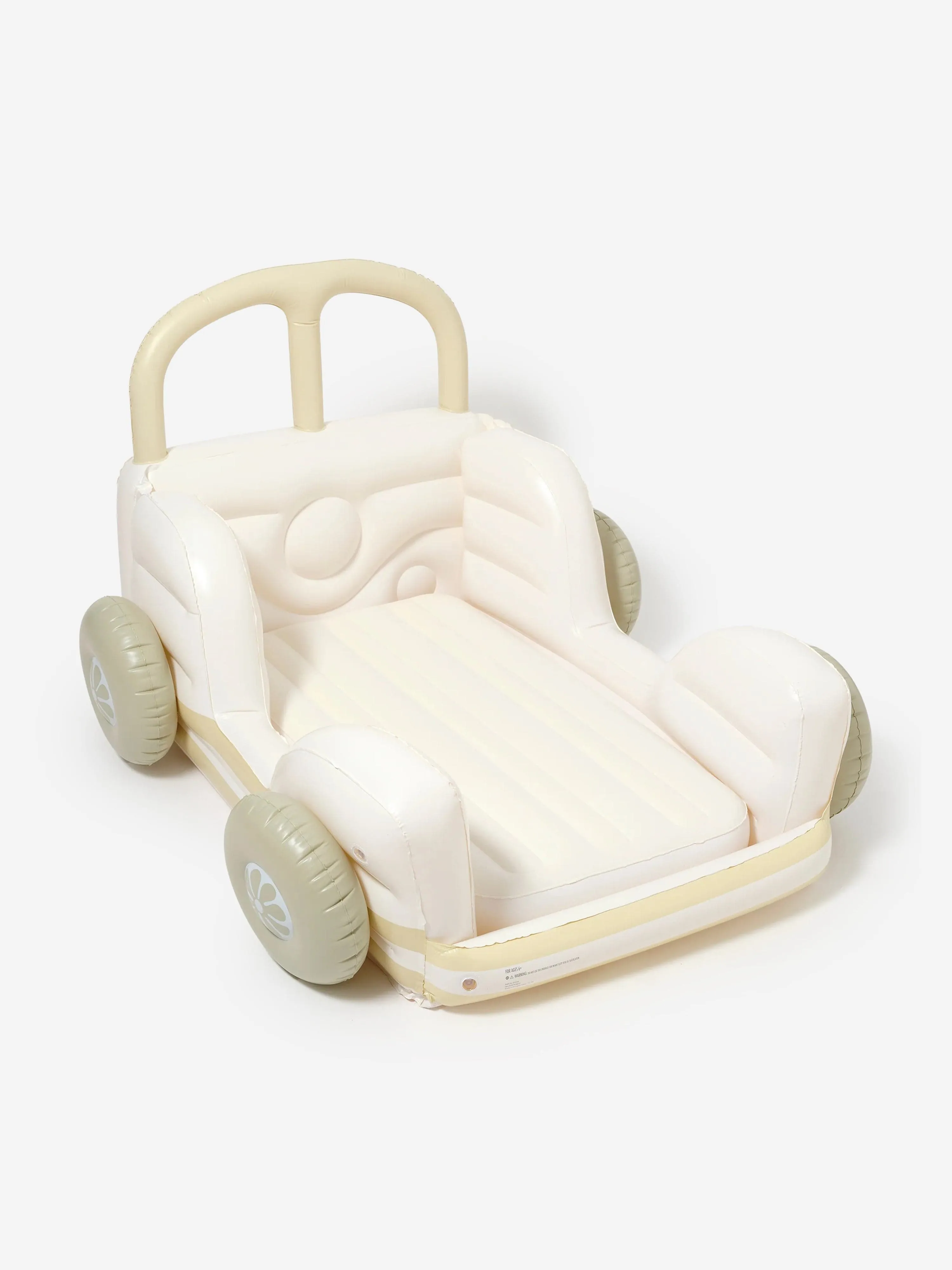 Kinder Übernachtungsbett Sommer Van in Beige (160cm)