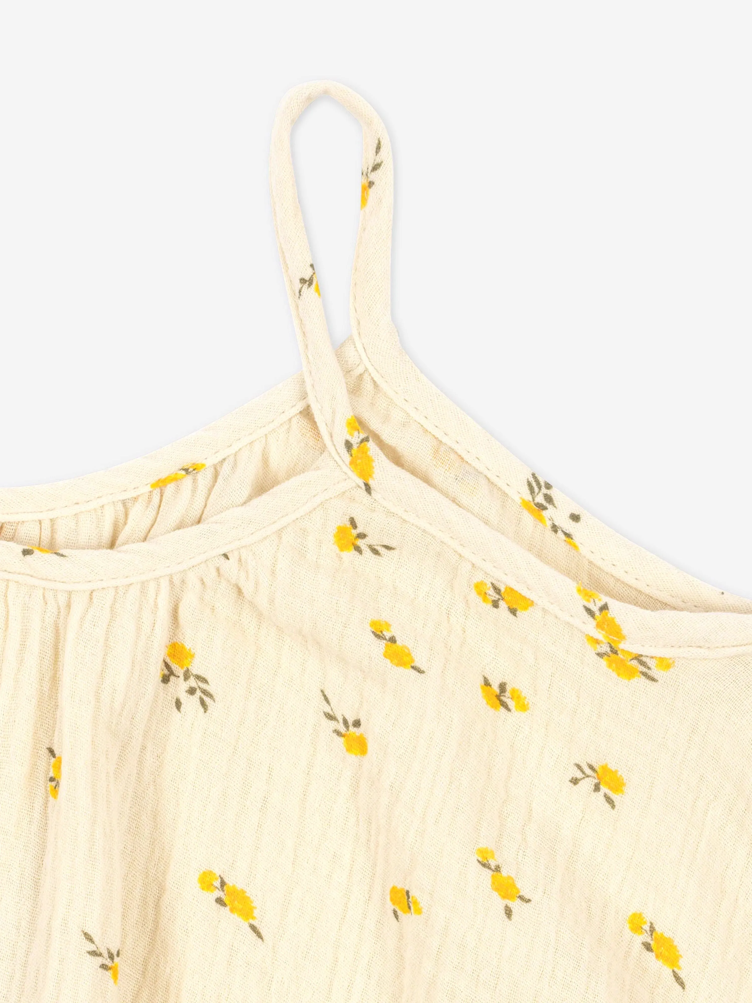 Konges Sløjd Mädchen Coco Sonnenkleid in Beige