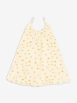 Konges Sløjd Mädchen Coco Sonnenkleid in Beige