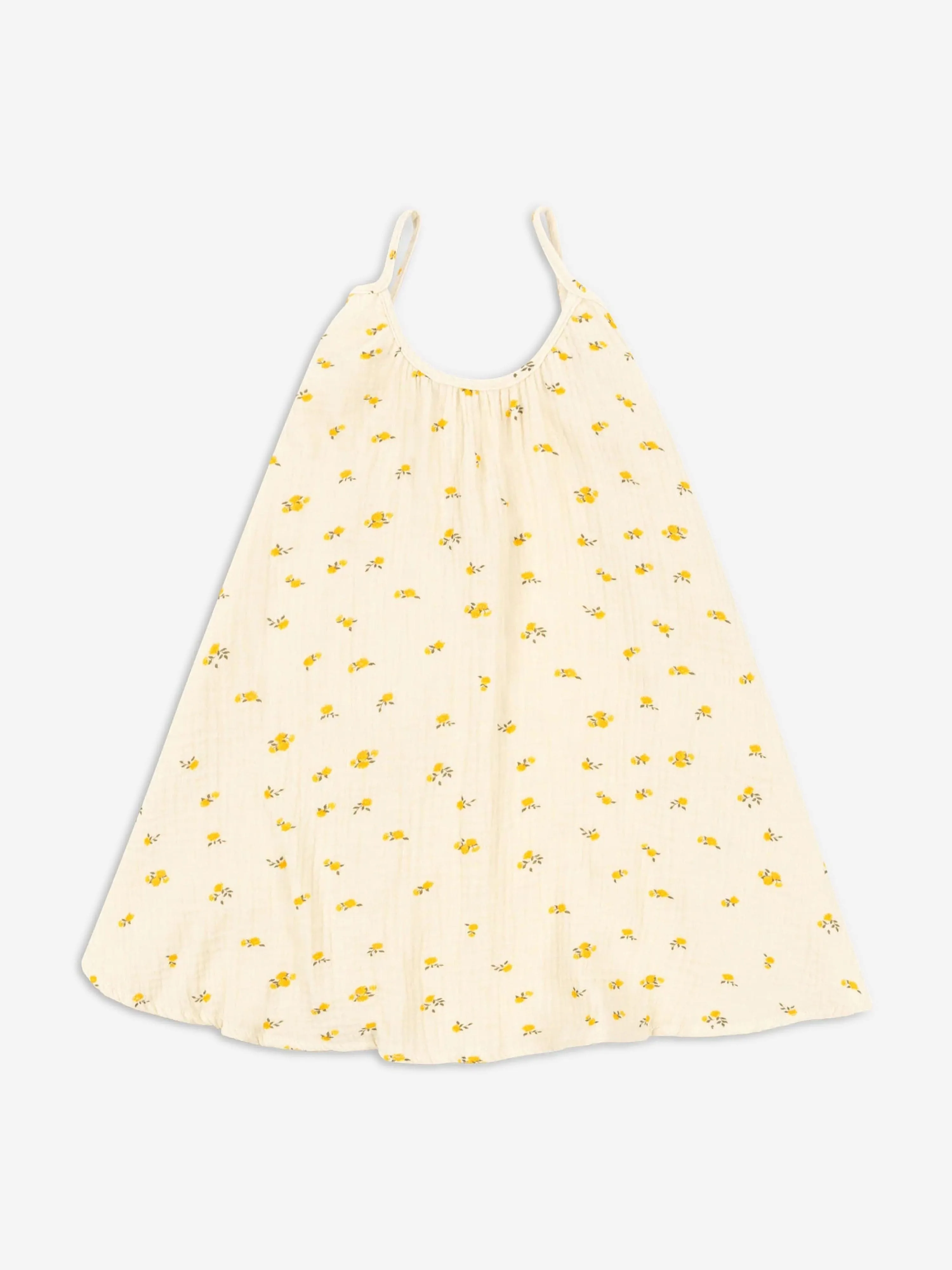 Konges Sløjd Mädchen Coco Sonnenkleid in Beige