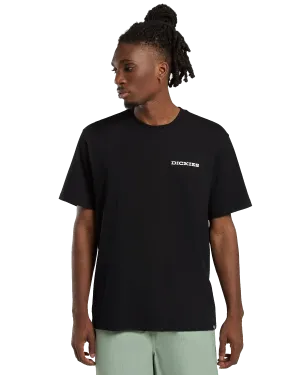 Landschaft T-Shirt in Schwarz