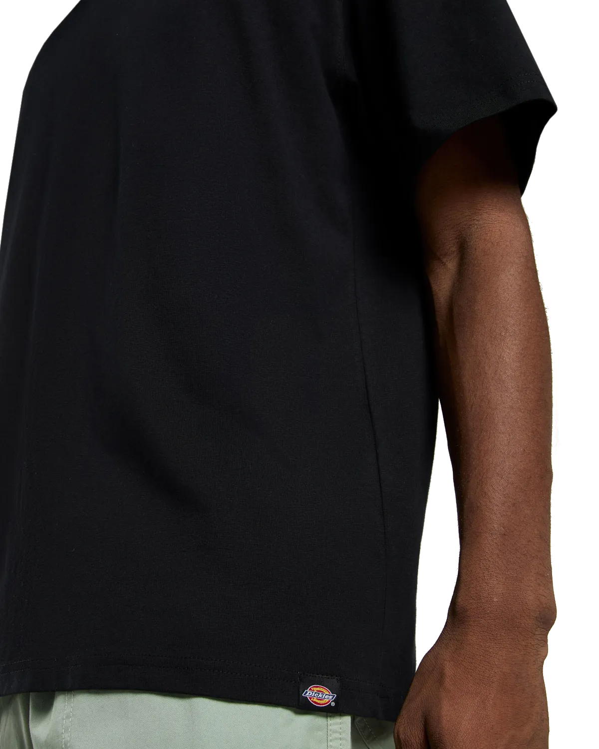 Landschaft T-Shirt in Schwarz