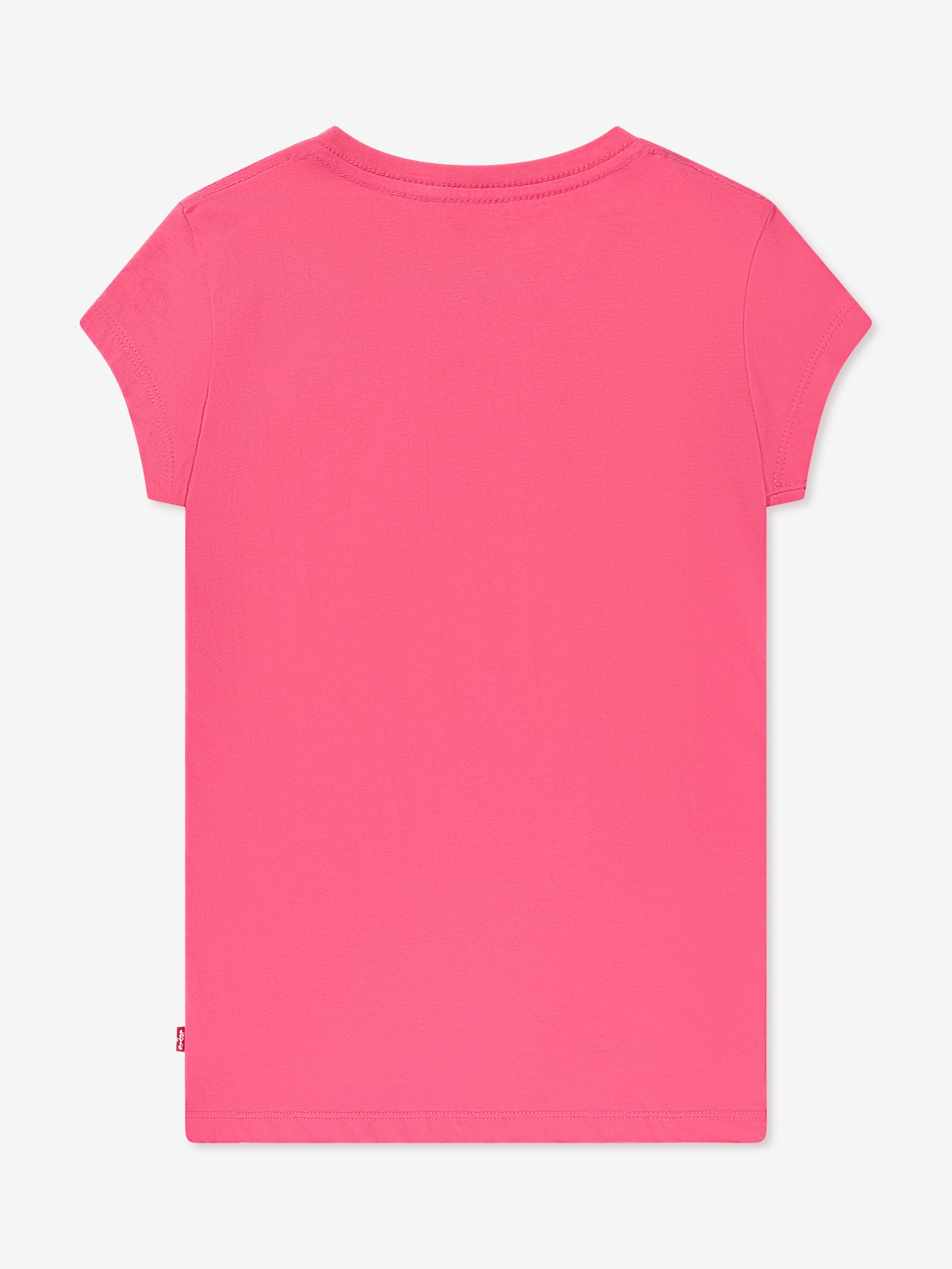 Levi's Mädchen Baumwoll-Kurzarm-Fledermausärmel-Logo-T-Shirt