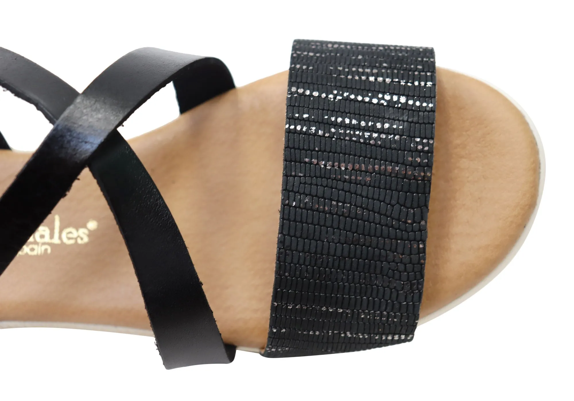 Lola Canales Cambridge Bequeme Damen-Ledersandalen Hergestellt in Spanien Lola Canales Schuhe