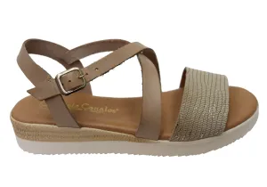 Lola Canales Cambridge Bequeme Damen-Ledersandalen Hergestellt in Spanien Lola Canales Schuhe