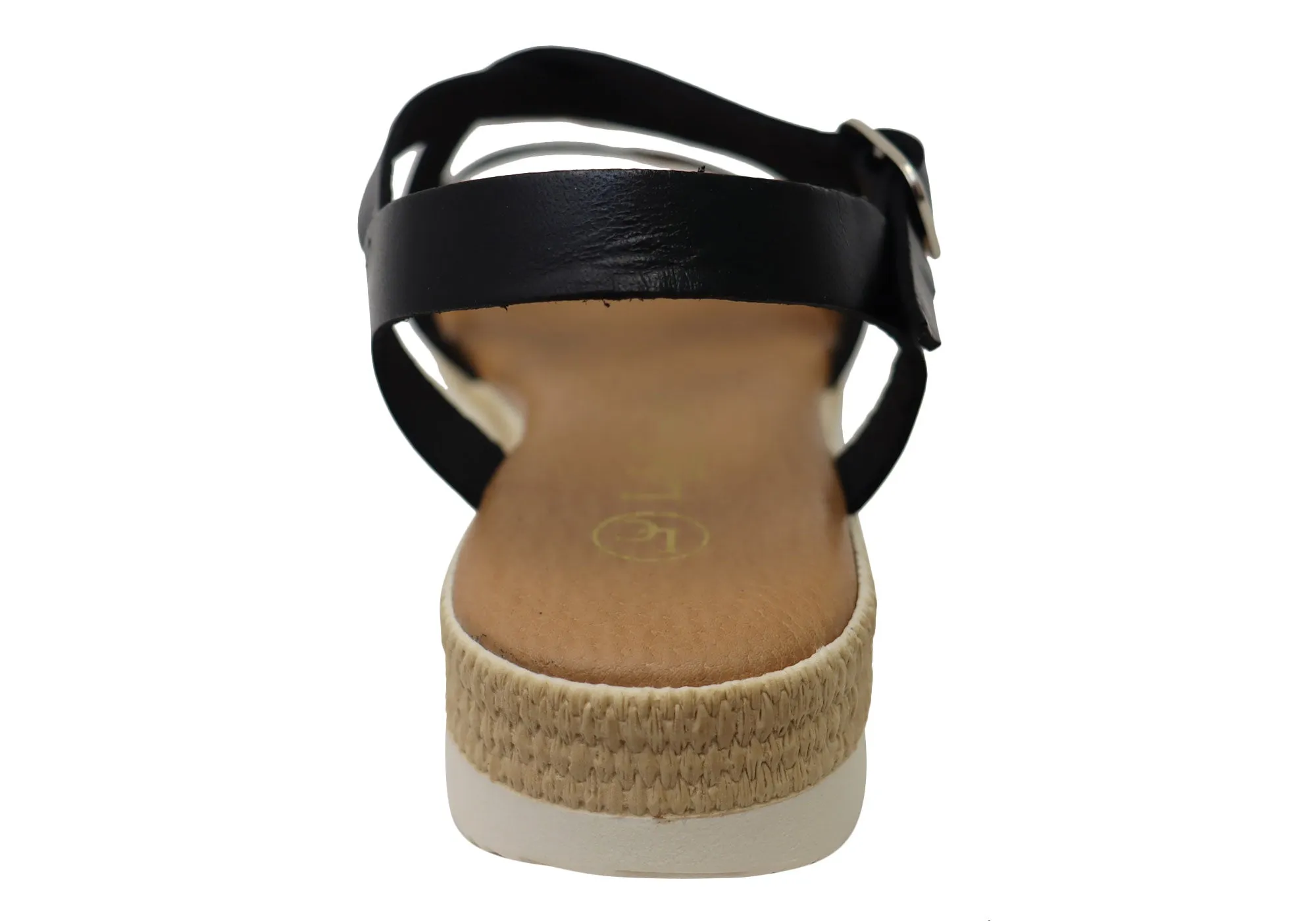 Lola Canales Cambridge Bequeme Damen-Ledersandalen Hergestellt in Spanien Lola Canales Schuhe