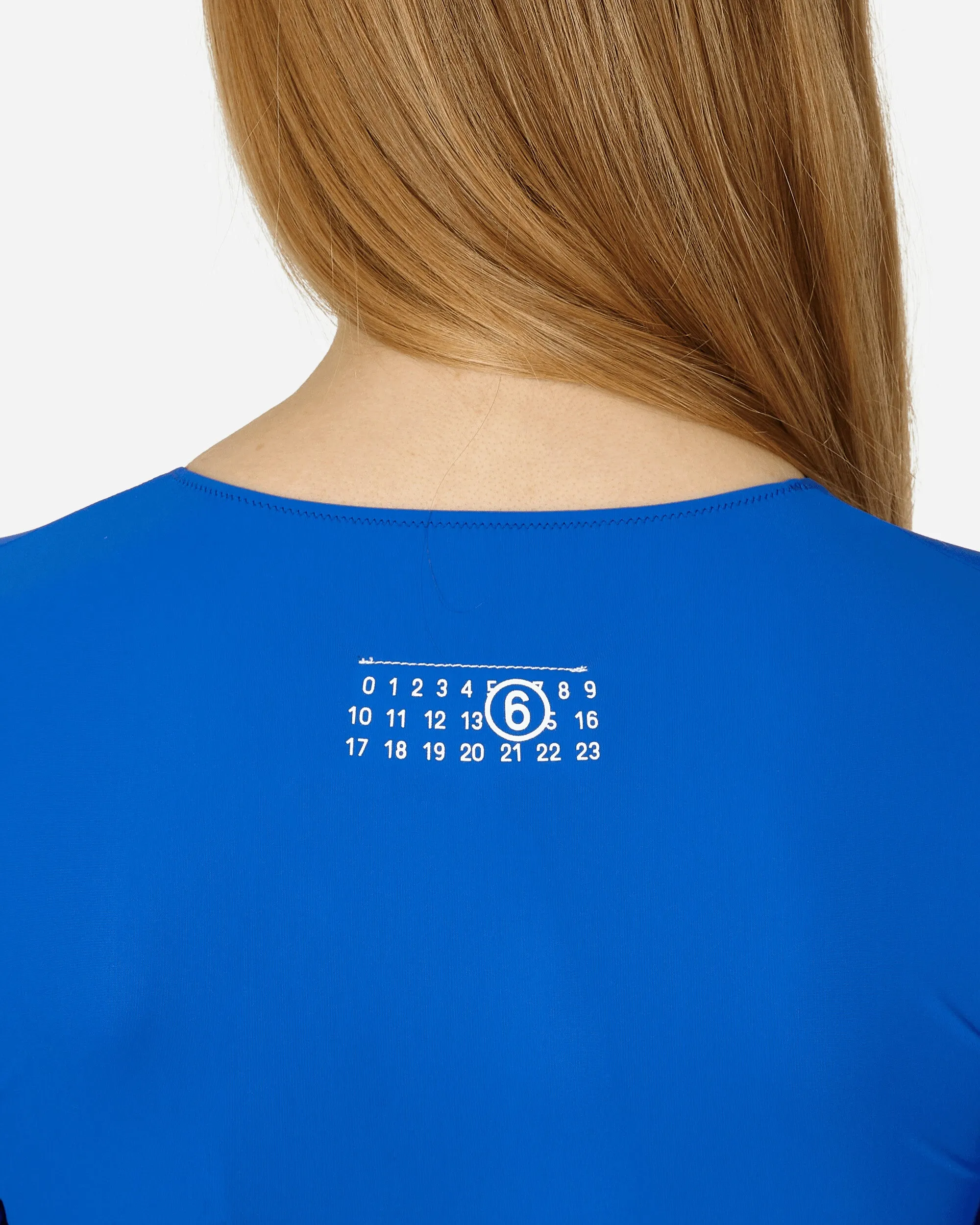 Langarm-Body Blau