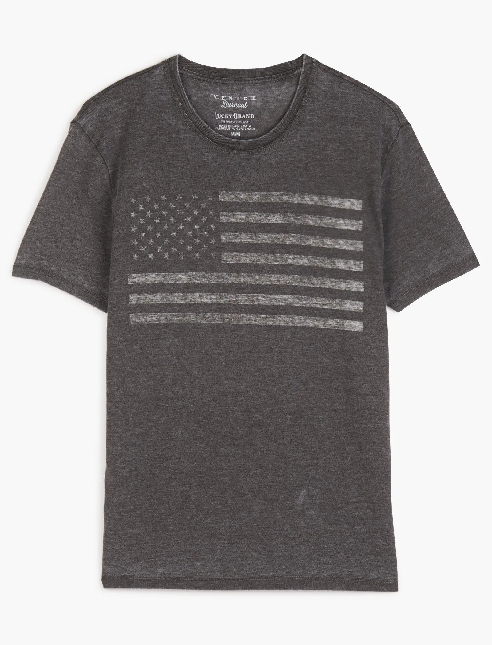Lucky Brand Usa Flag T-Shirt Schwarz Berg Lucky Brand