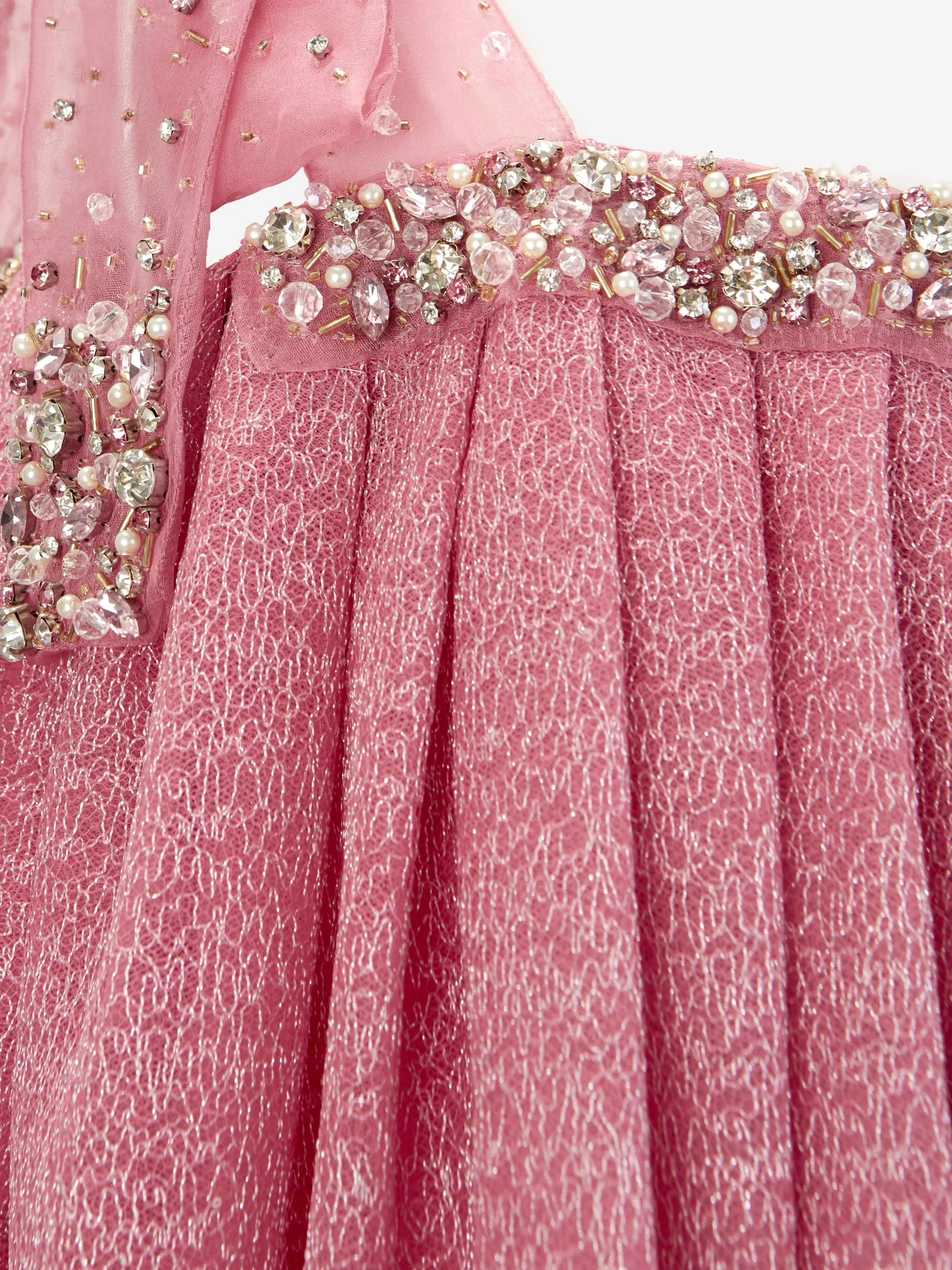 Maison Ava Mädchen Abendkleid in Rosa