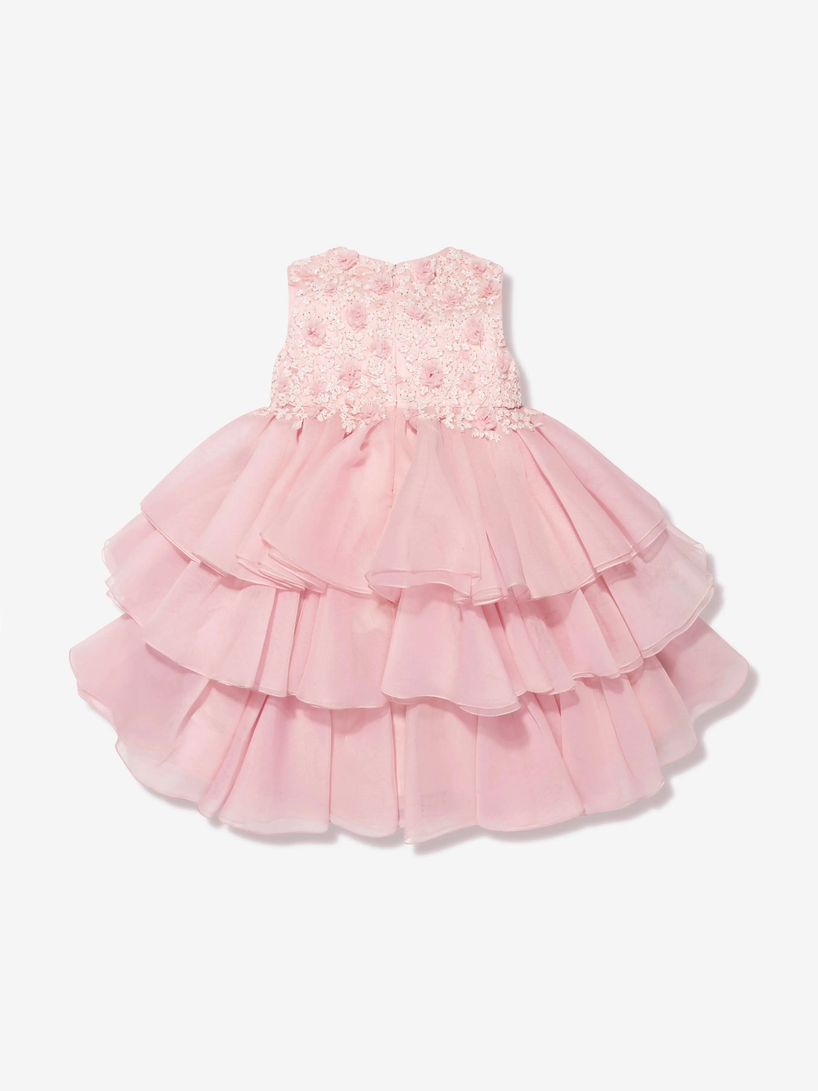 Maison Ava Mädchen Lumi Kleid in Rosa