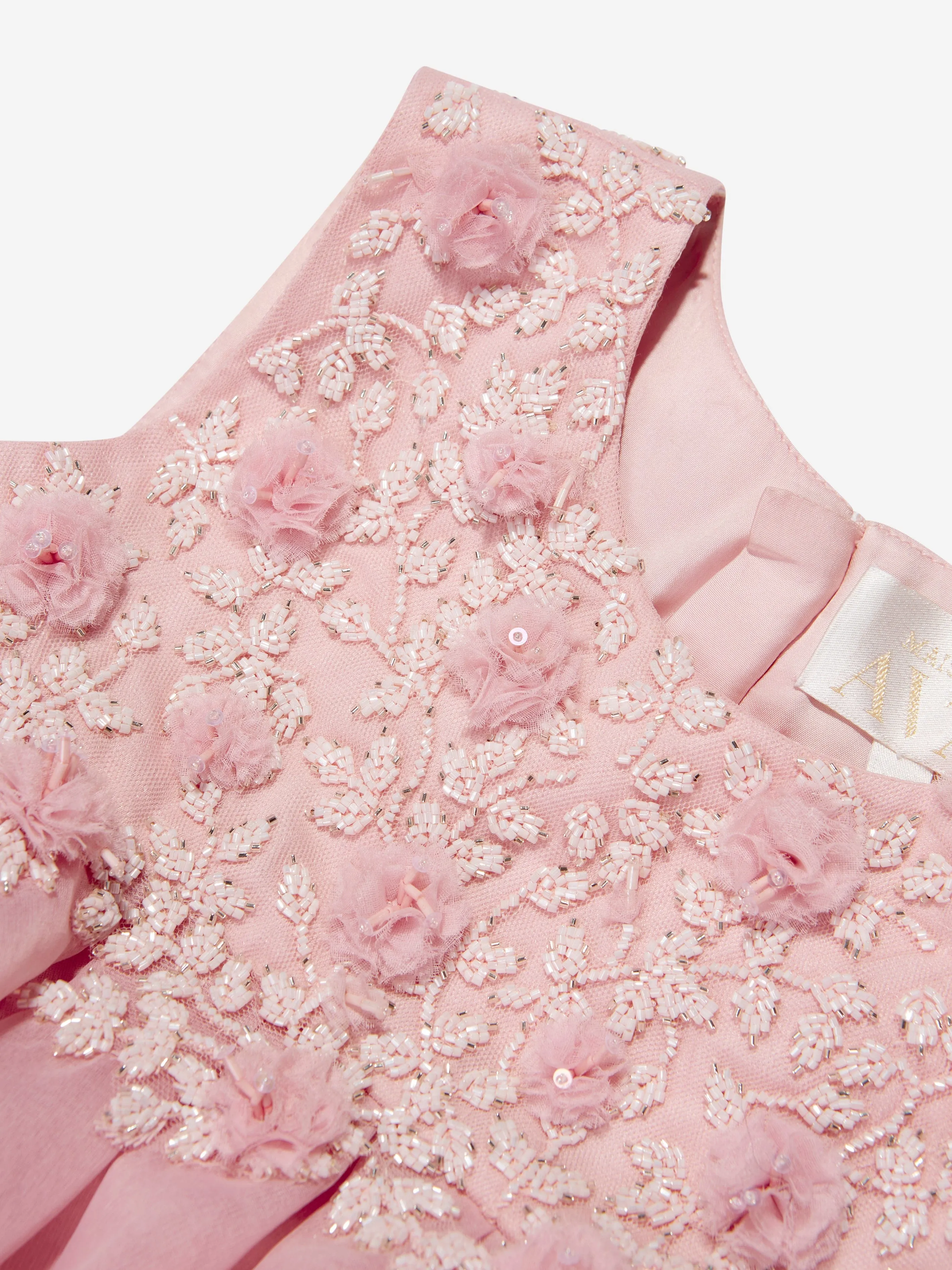 Maison Ava Mädchen Lumi Kleid in Rosa