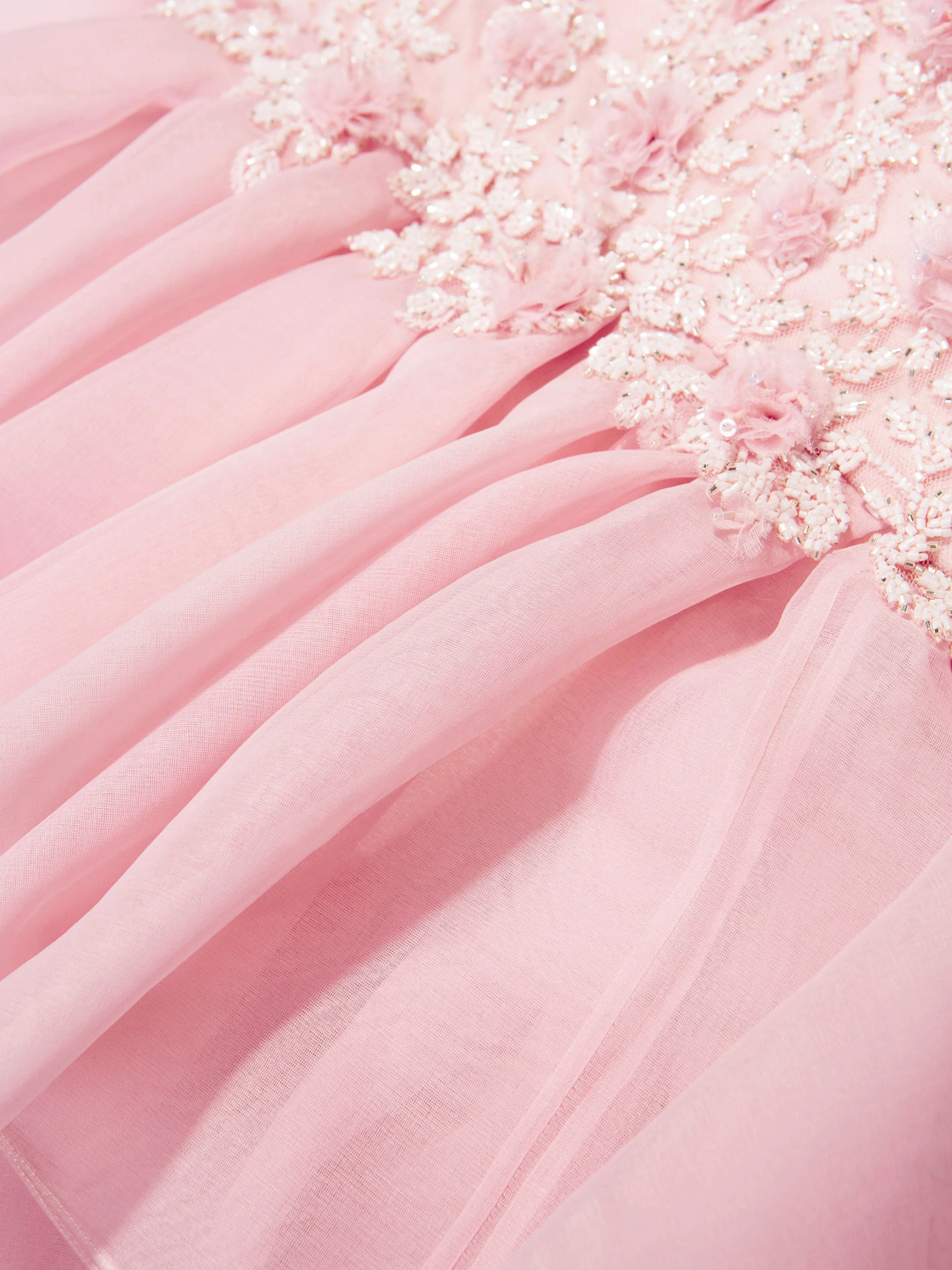 Maison Ava Mädchen Lumi Kleid in Rosa