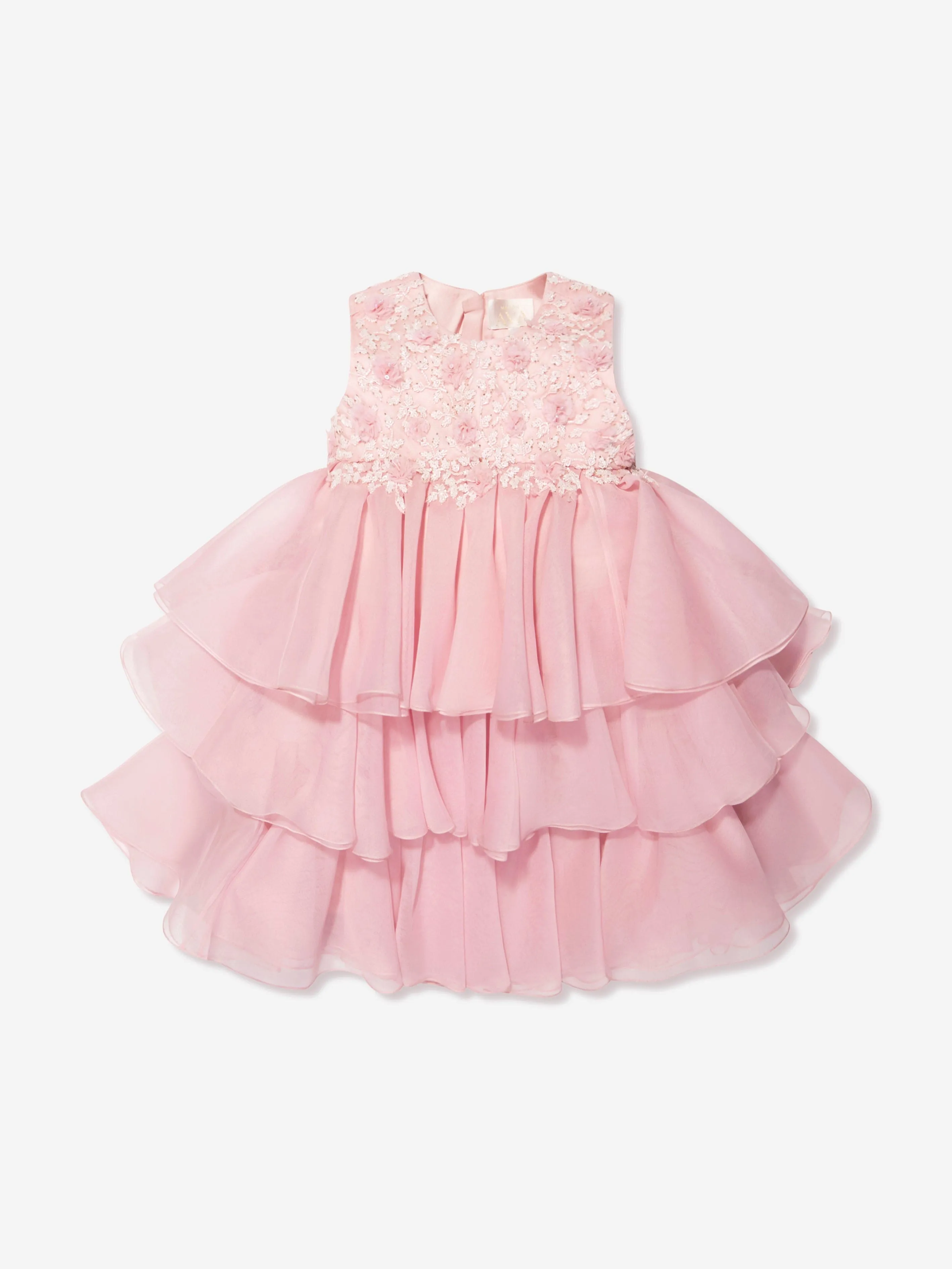 Maison Ava Mädchen Lumi Kleid in Rosa
