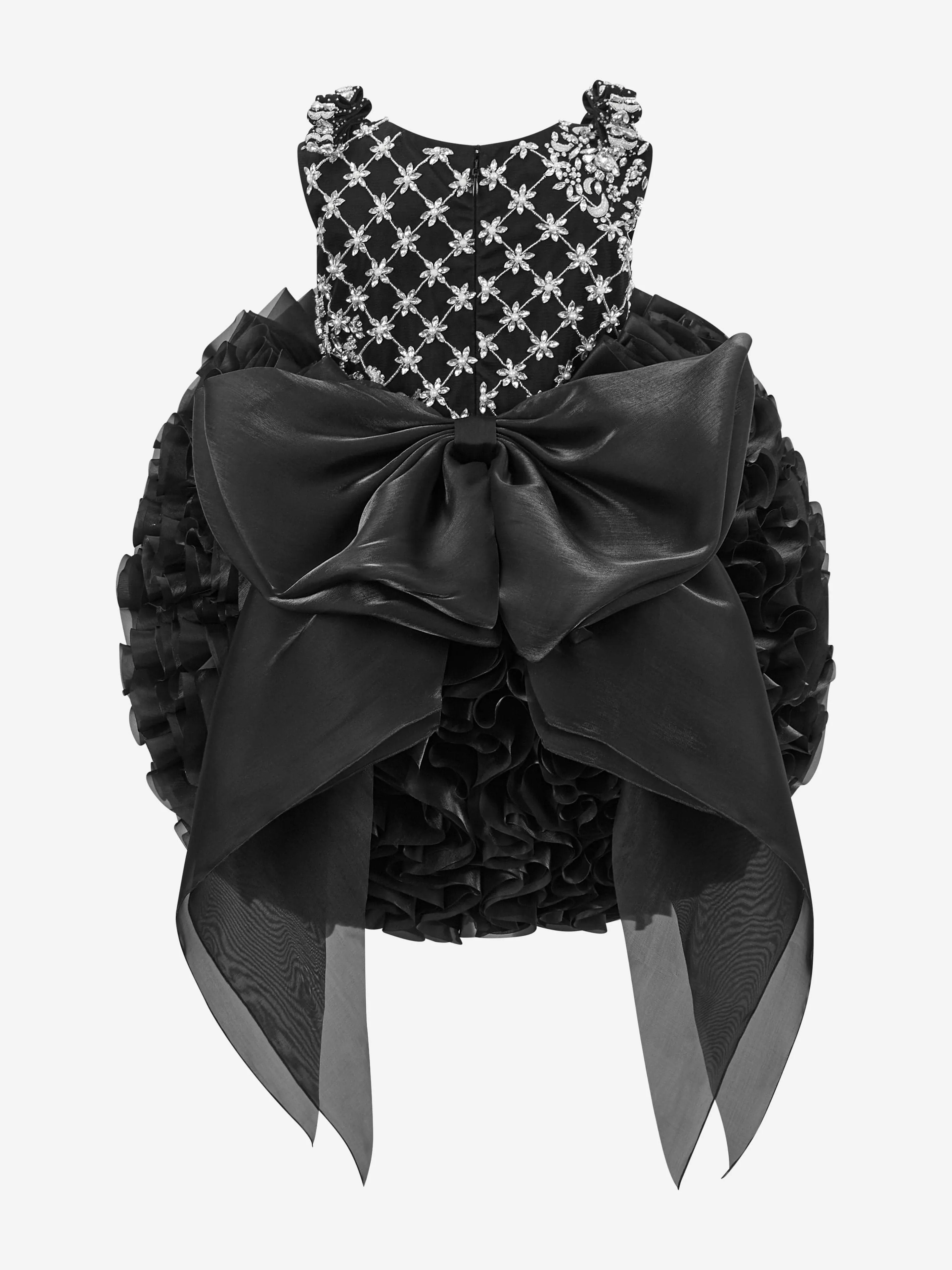 Maison Ava Mädchen Pomme Gelegenheitskleid in Schwarz