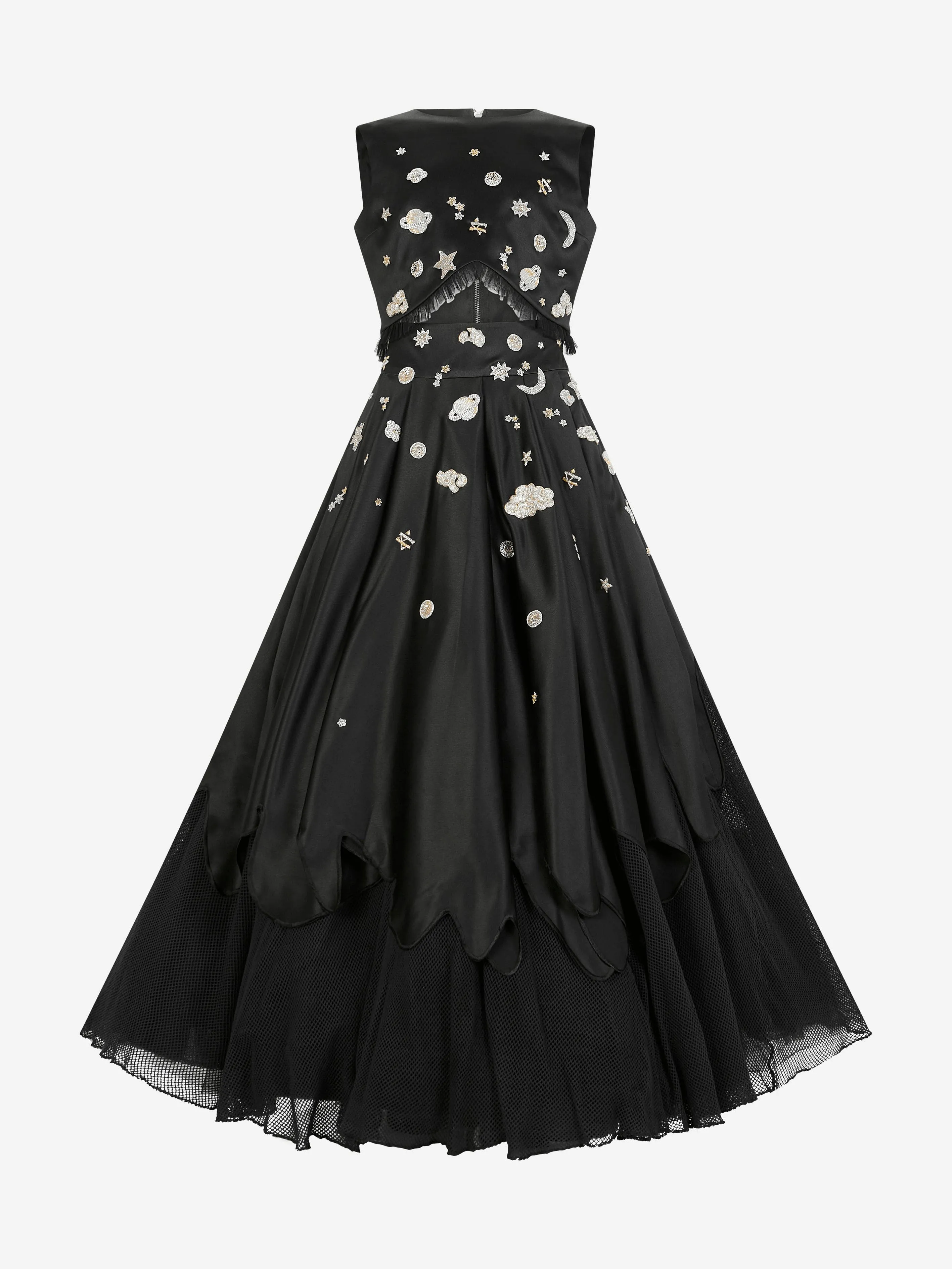 Maison Ava Mädchen Mittwoch Anlasskleid in Schwarz