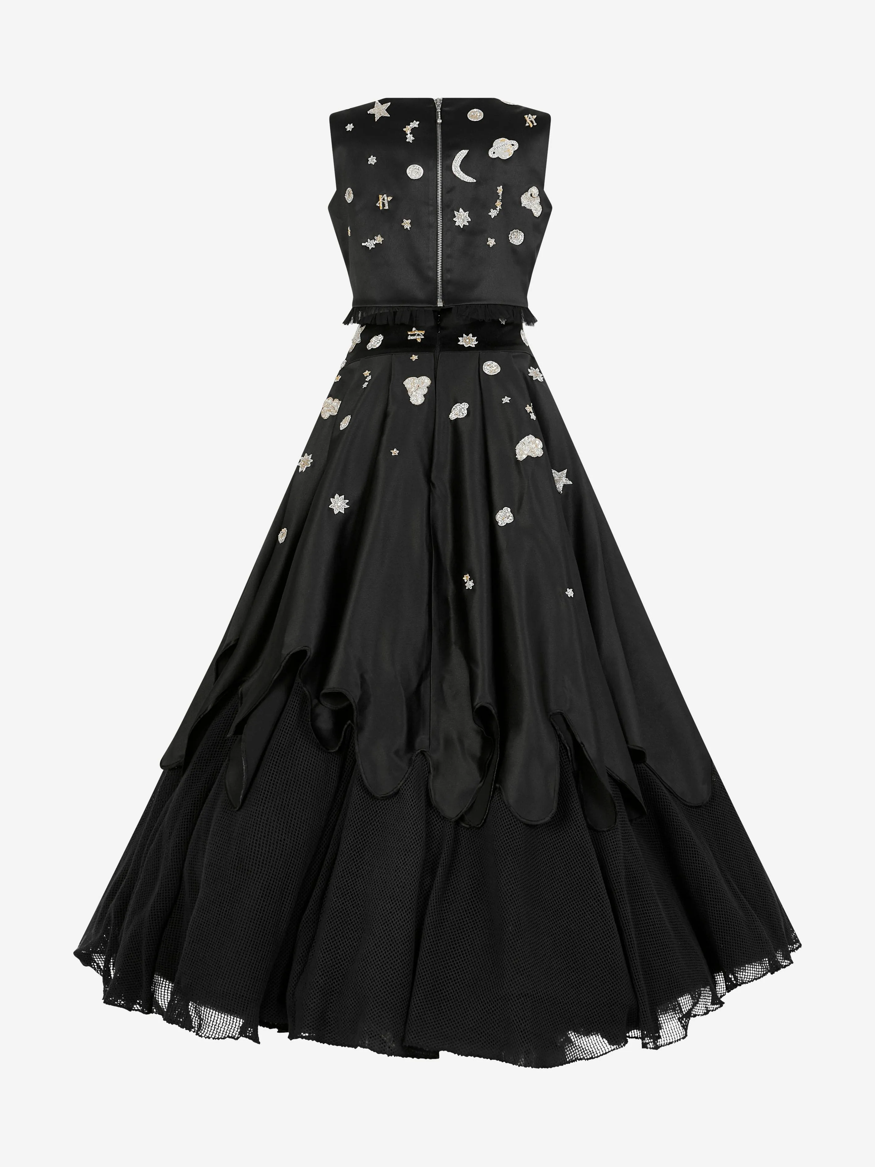 Maison Ava Mädchen Mittwoch Anlasskleid in Schwarz