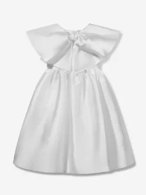 Mama Luma Mädchen Schwingen-Kleid für besondere Anlässe mit Bolero in Weiß