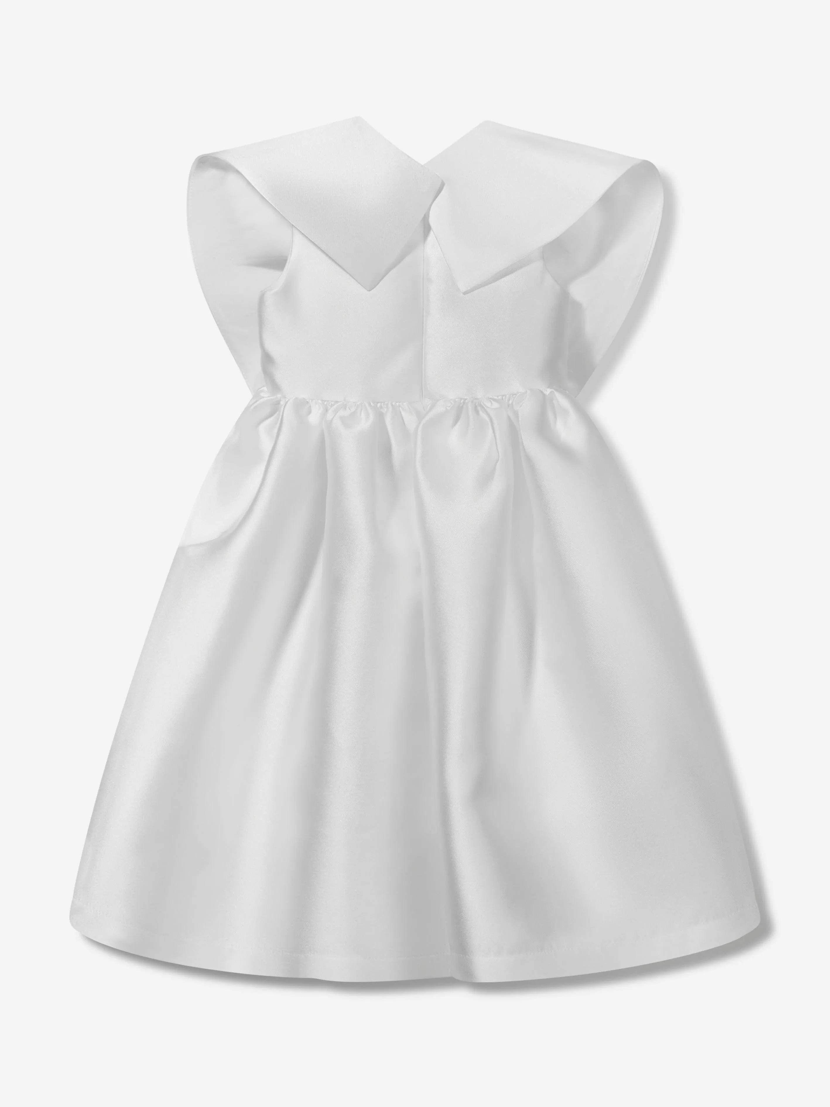 Mama Luma Mädchen Schwingen-Kleid für besondere Anlässe mit Bolero in Weiß
