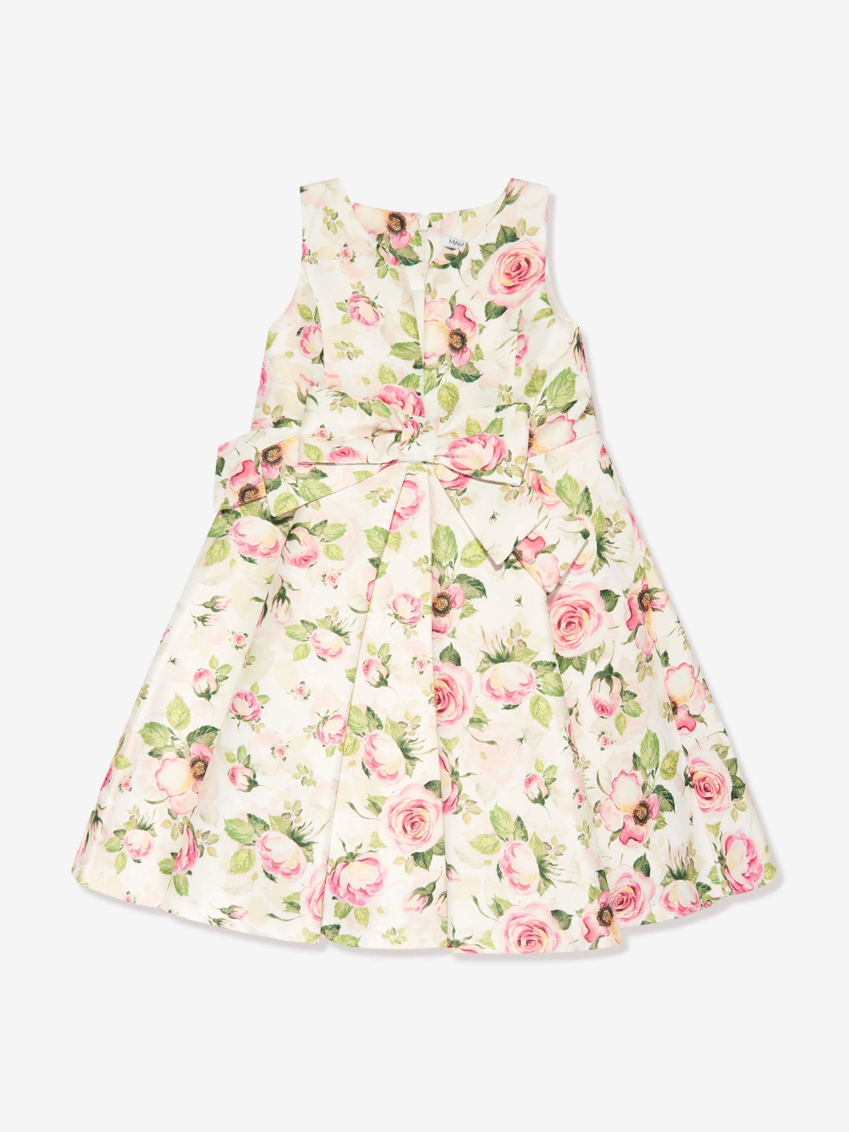 Mama Luma Girls Blumenkleid in Weiß