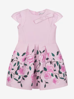 Mama Luma Mädchen Blumenkleid in Rosa