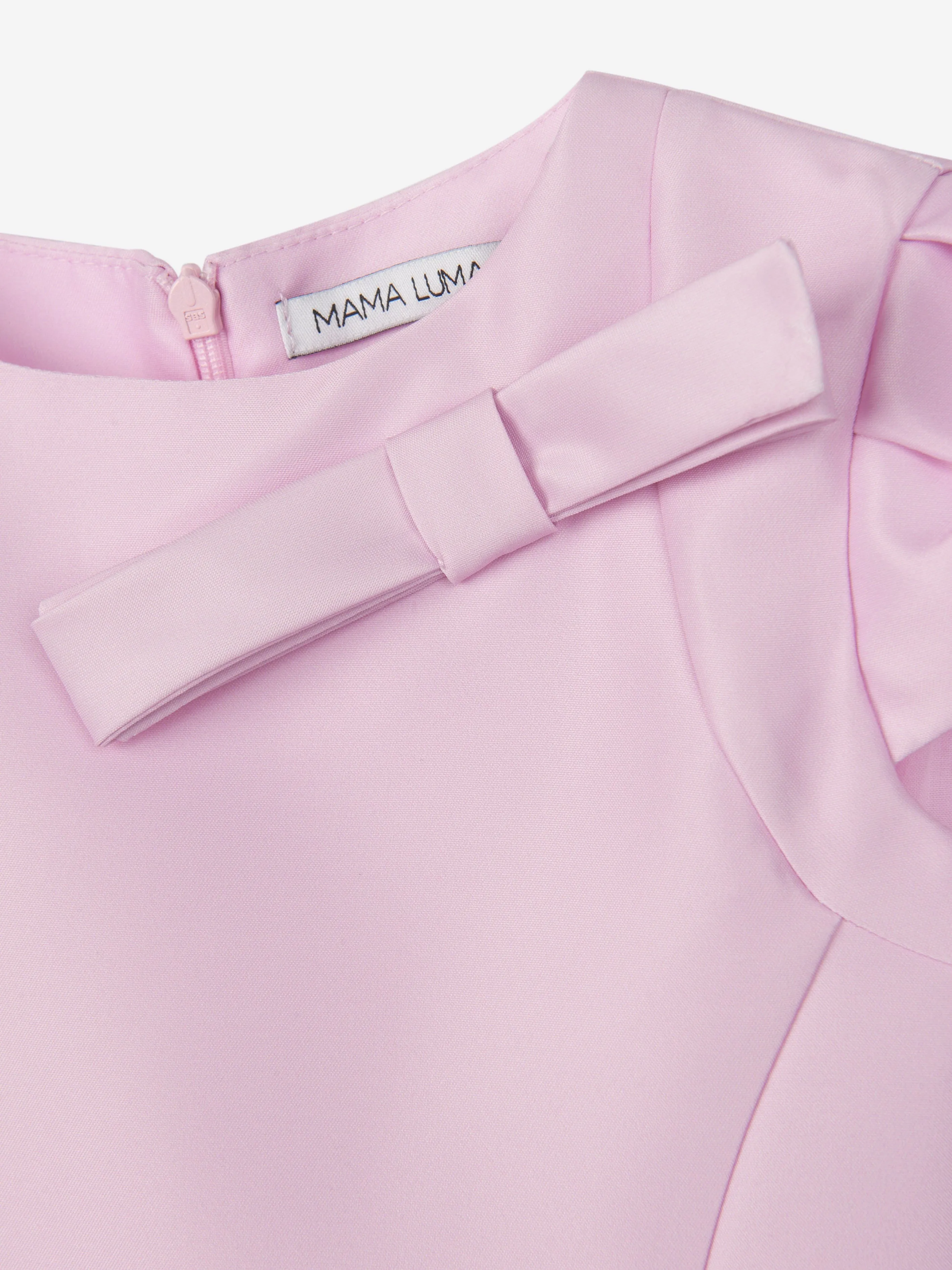 Mama Luma Mädchen Blumenkleid in Rosa