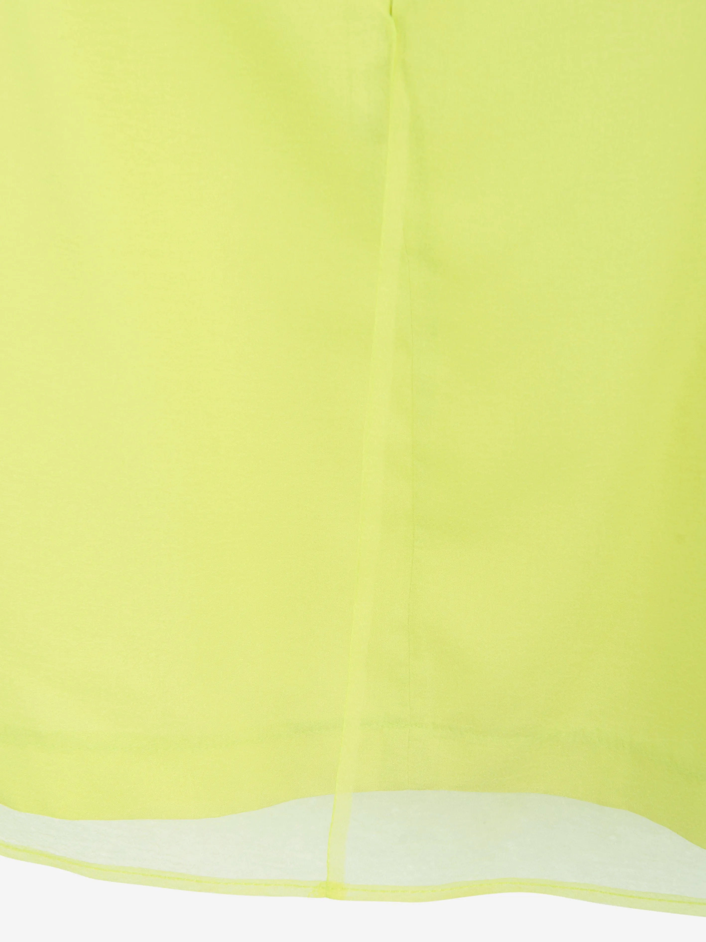 Mama Luma Mädchen Organza Rüschenärmel Kleid in Gelb