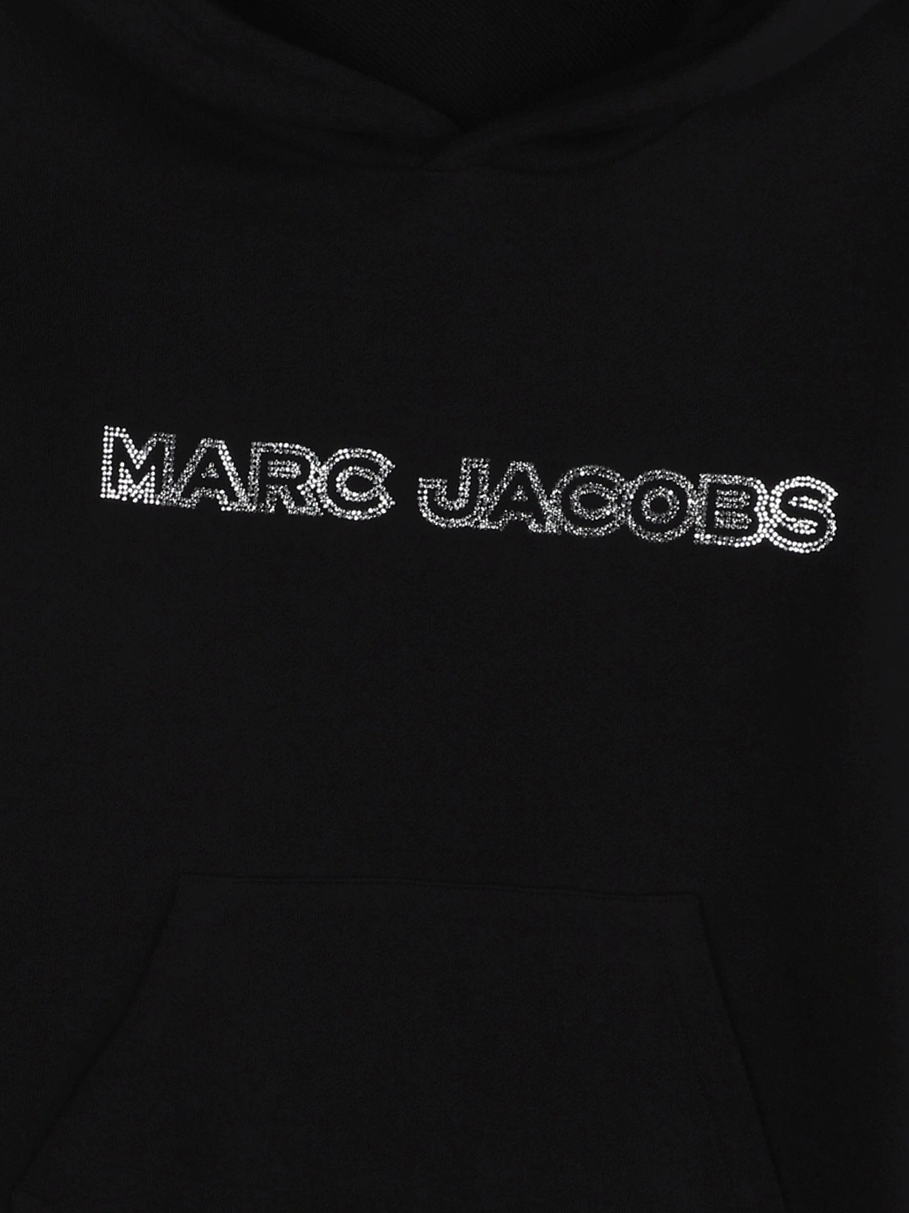 MARC JACOBS Mädchen Kapuzenpullover-Kleid in Schwarz