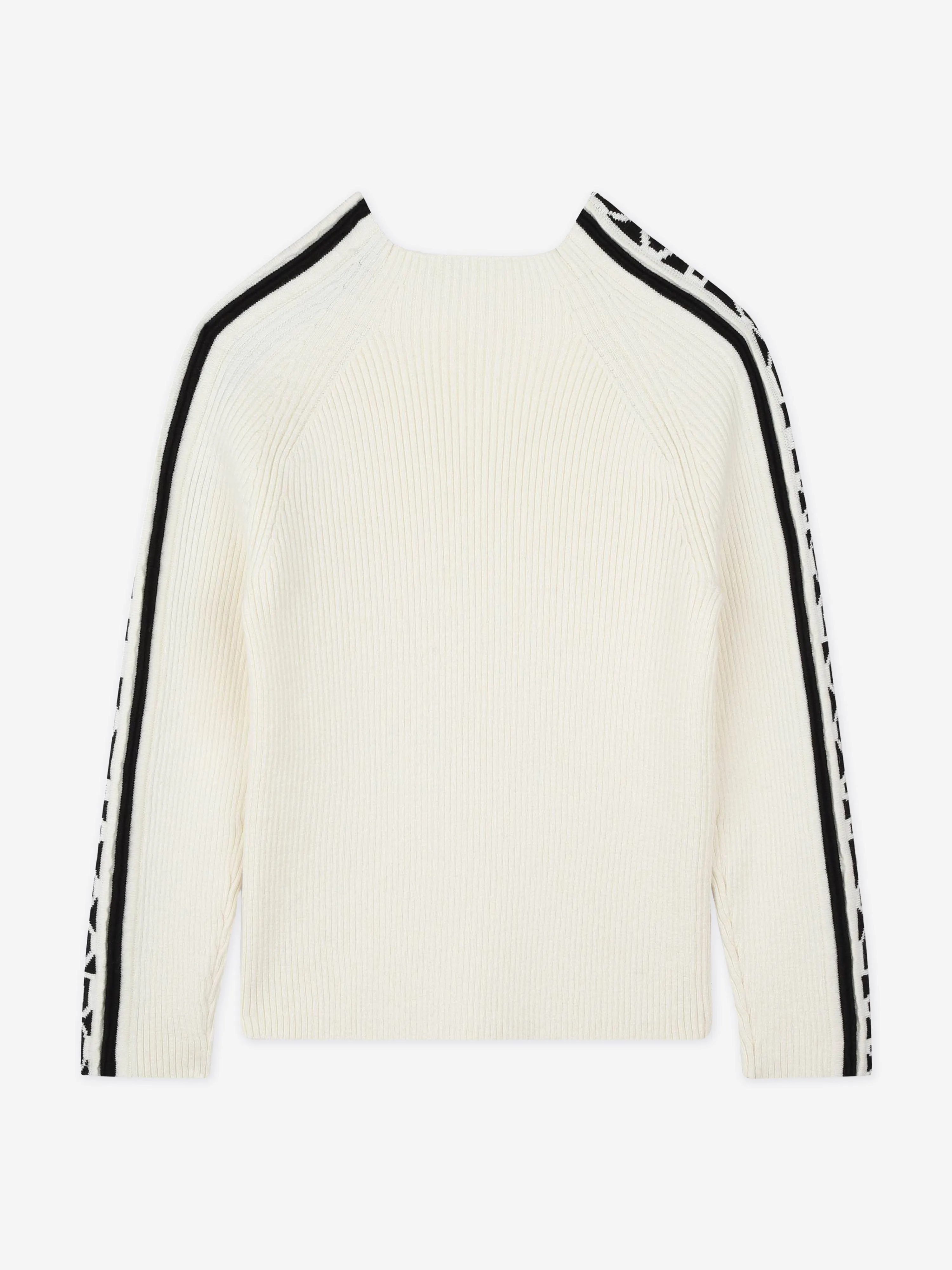 MARC JACOBS Girls Logo Pullover in Elfenbein