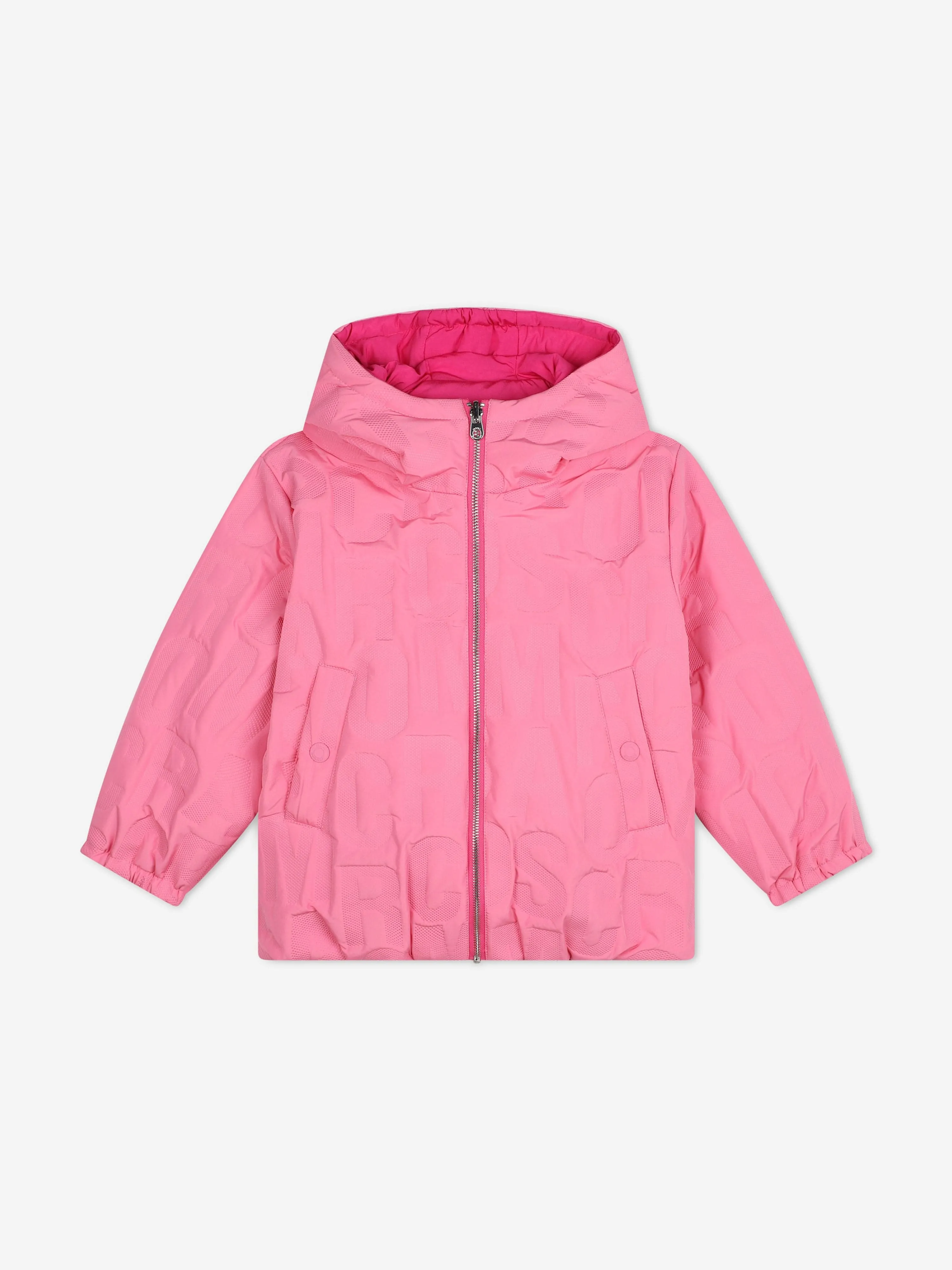 MARC JACOBS Girls Reversible Pufferjacke in Rosa