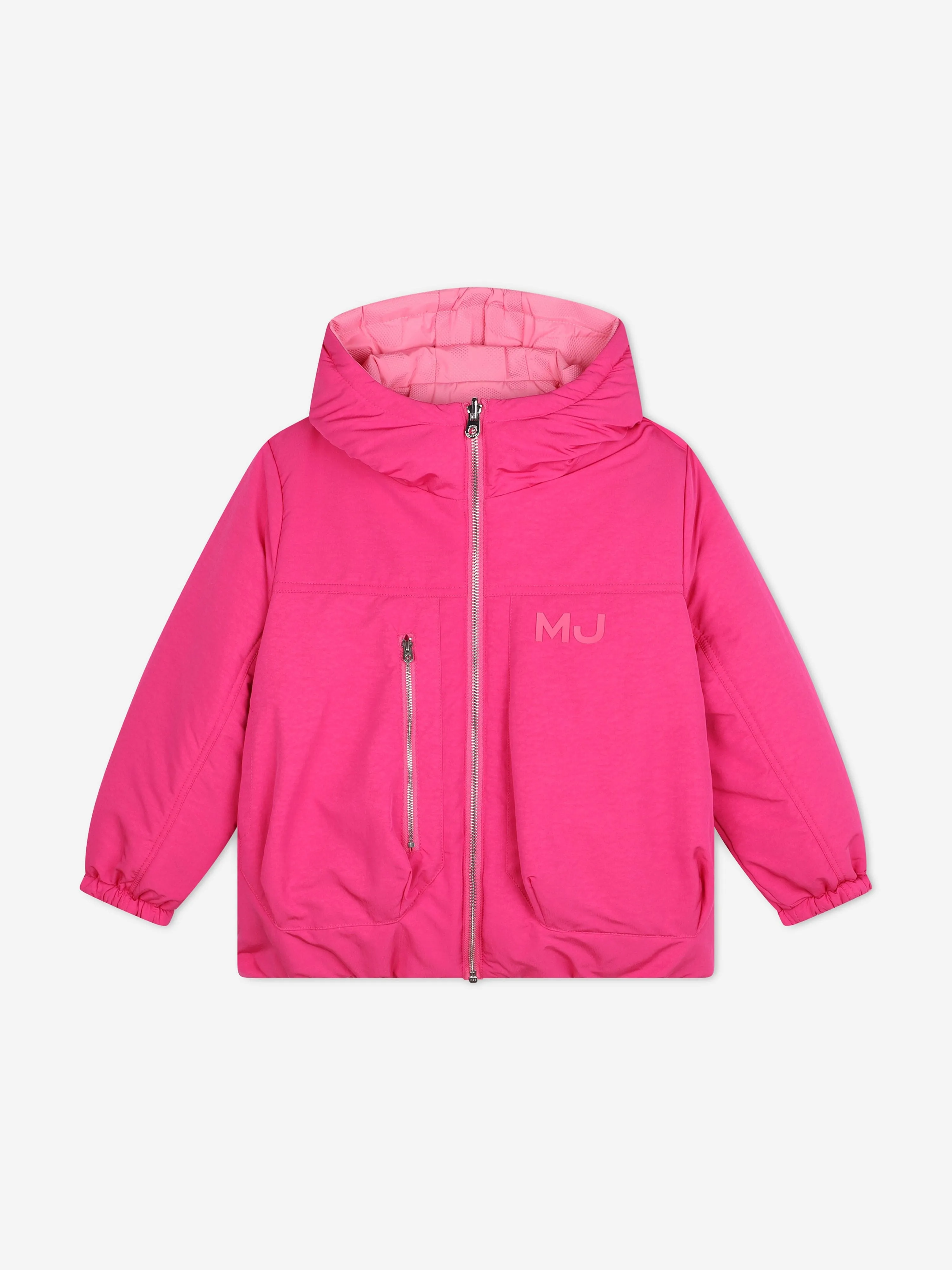 MARC JACOBS Girls Reversible Pufferjacke in Rosa