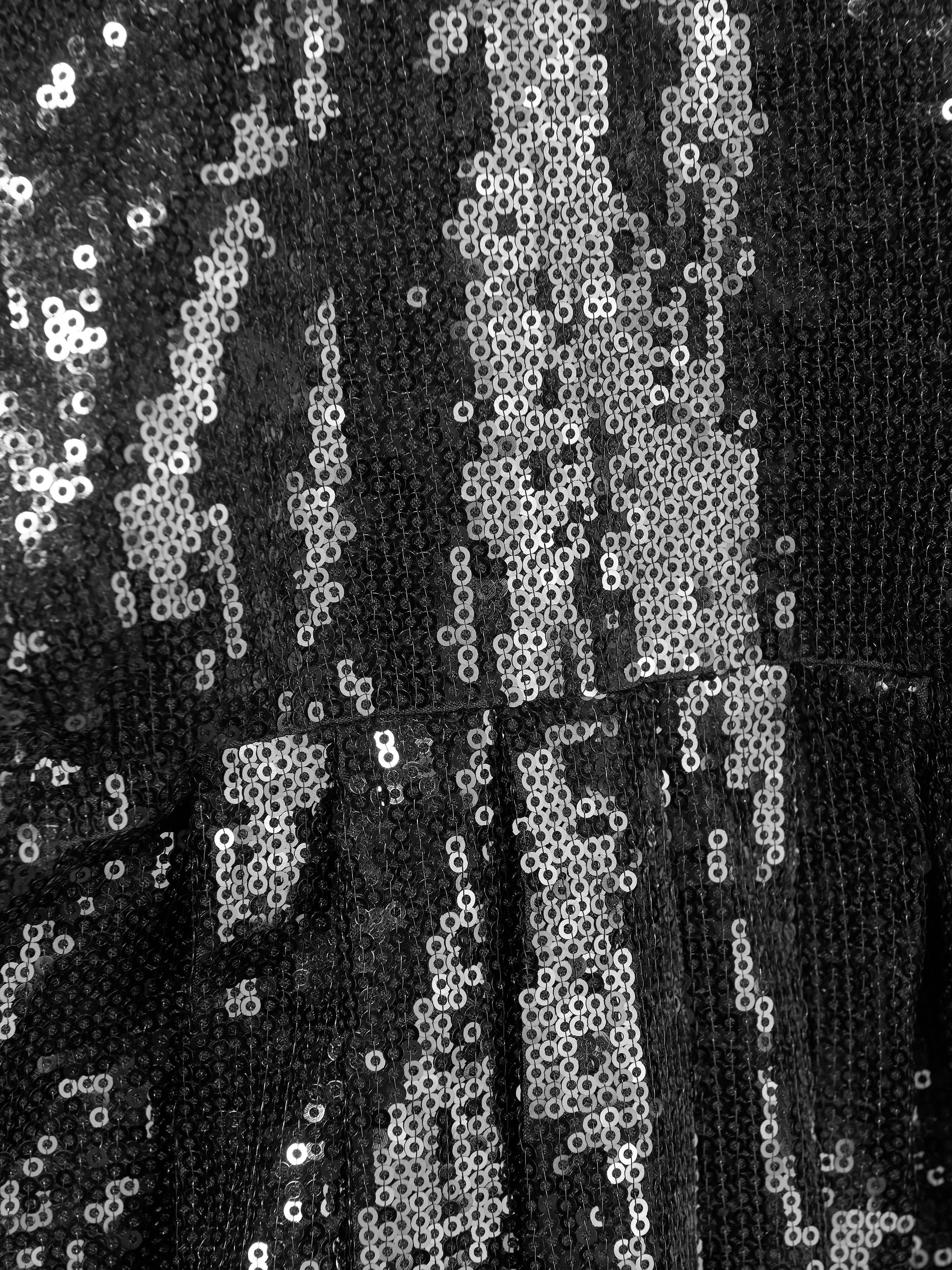MARC JACOBS Mädchen Pailletten Abendkleid in Schwarz