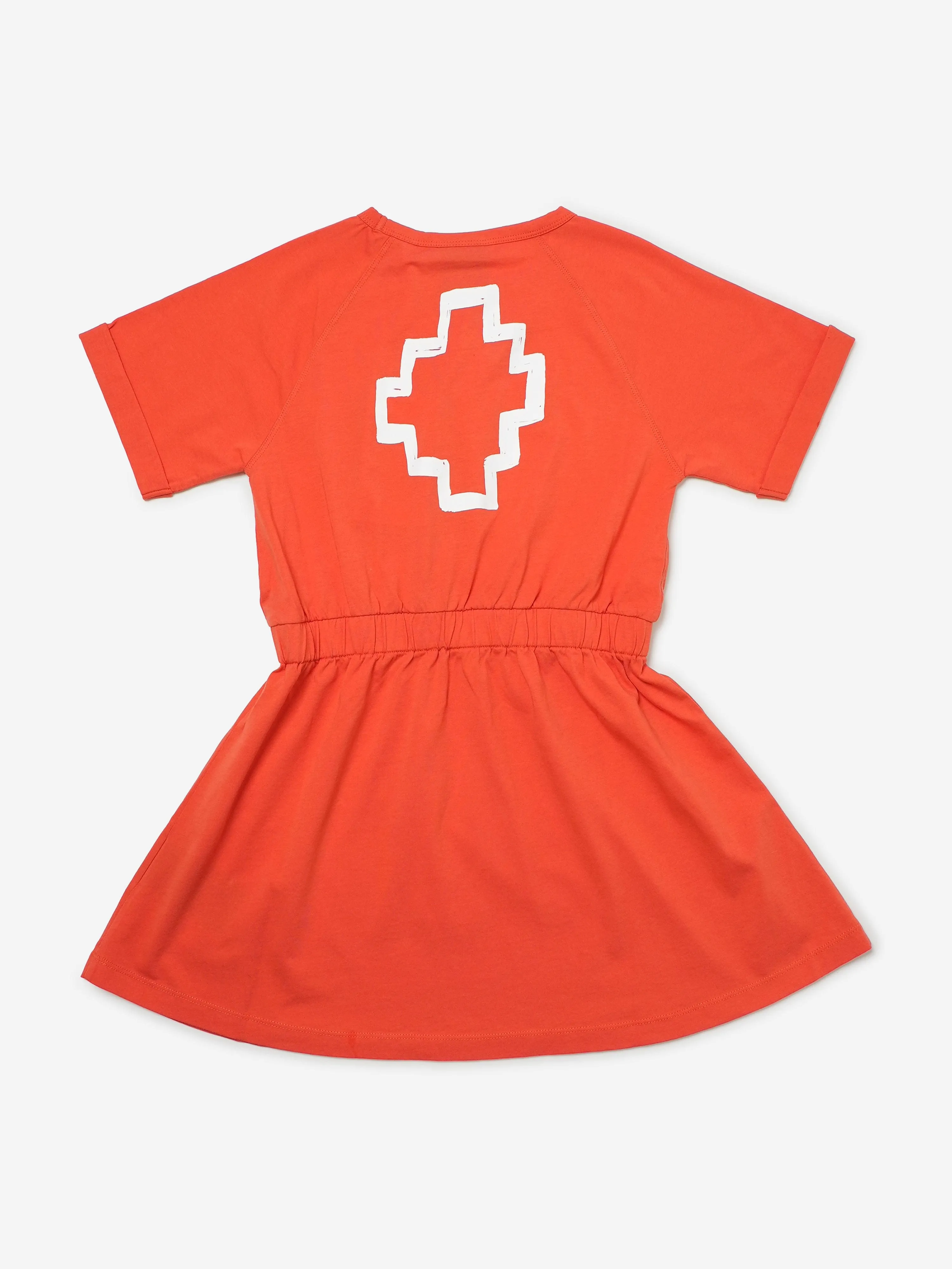 Marcelo Burlon Mädchen Baumwoll-Jersey Logo Kleid