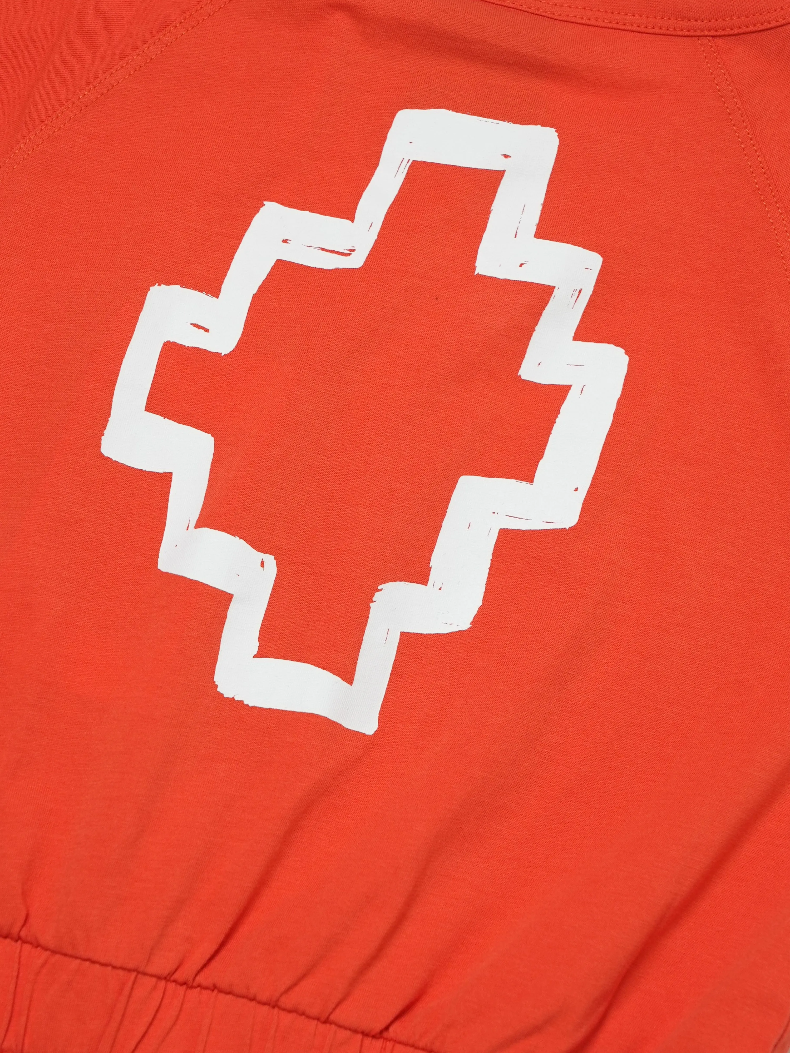 Marcelo Burlon Mädchen Baumwoll-Jersey Logo Kleid