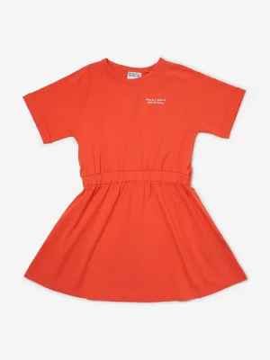 Marcelo Burlon Mädchen Baumwoll-Jersey Logo Kleid