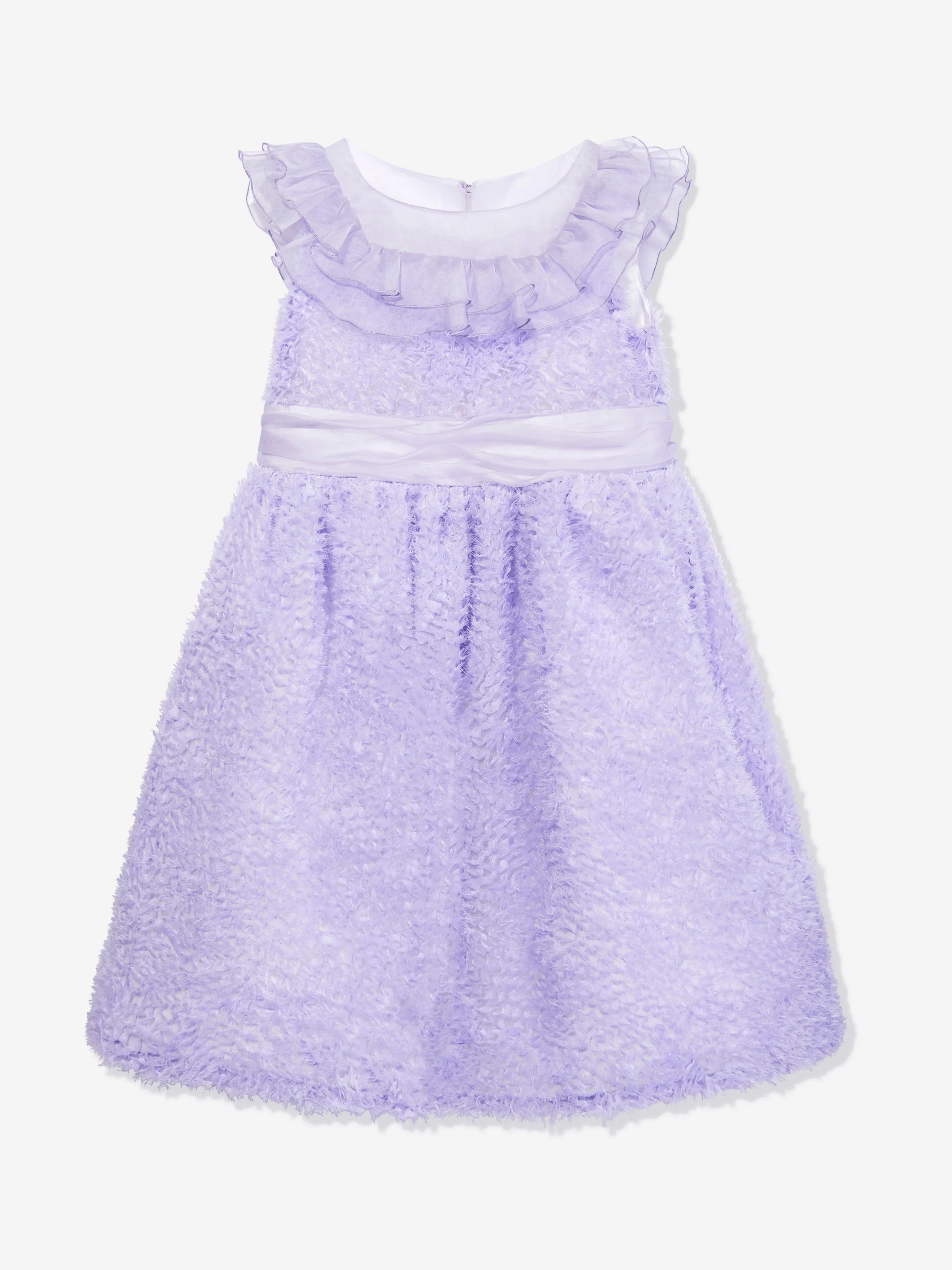 Marchesa Mädchen Seiden Chiffon Anlasskleid in Lila
