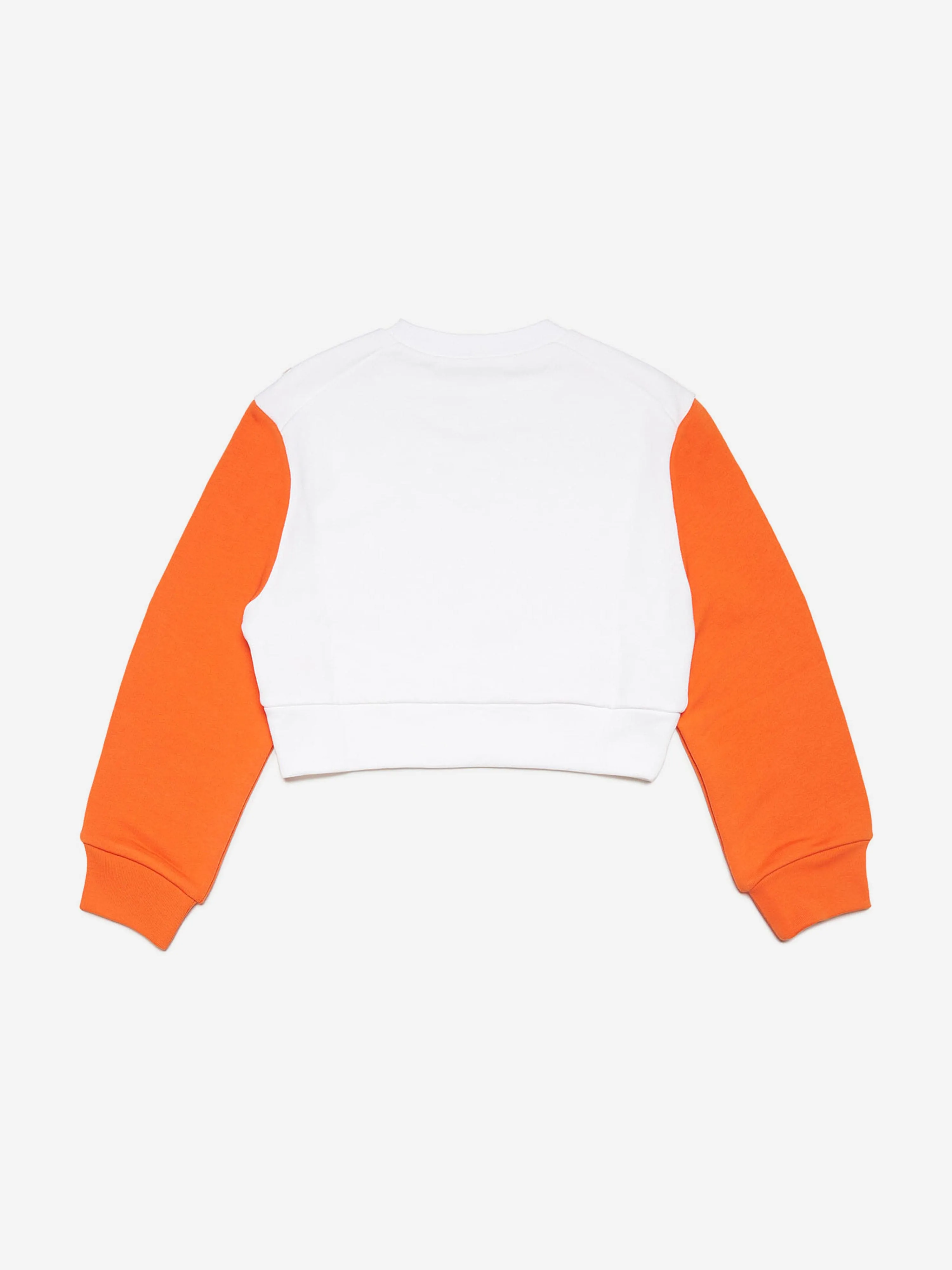 MARNI Mädchen Sweatshirt mit Blumenapplikationen in Weiß