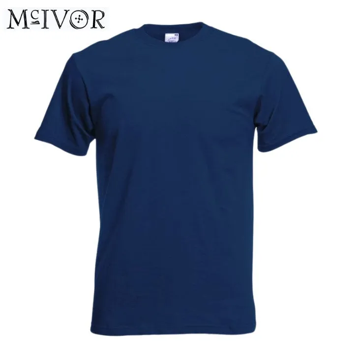 Mc Ivor Crew Neck Navy T-Shirt Marineblau