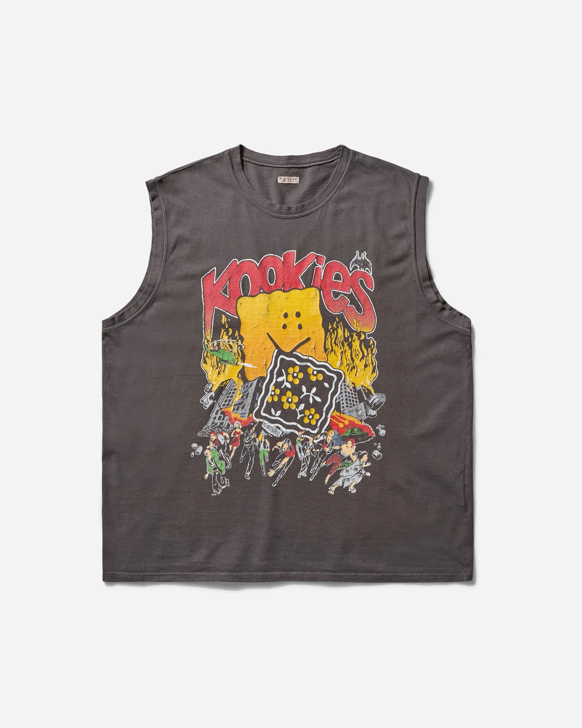 Herren 20/-Jersey Ärmelloses Großes T-Shirt (Buster Peckish Bowy) Tintenschwarz