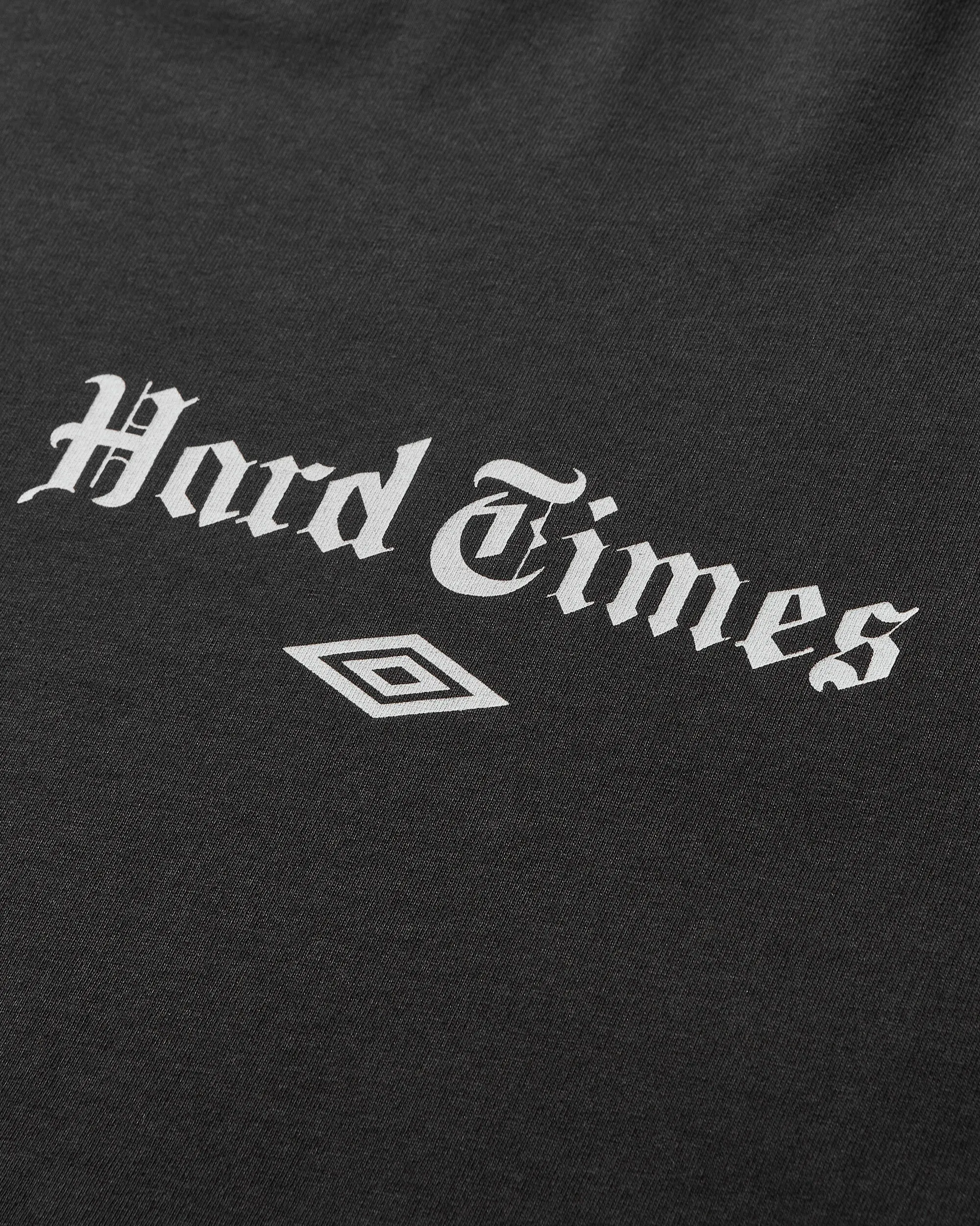 Herren Hard Times T-Shirt Schwarz