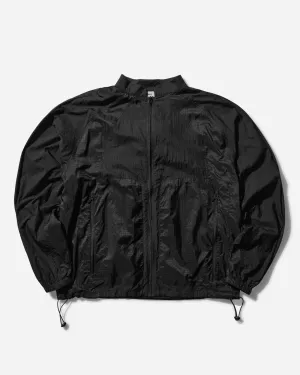 Herren Nylite Texturierte Panel Jacke Schwarz