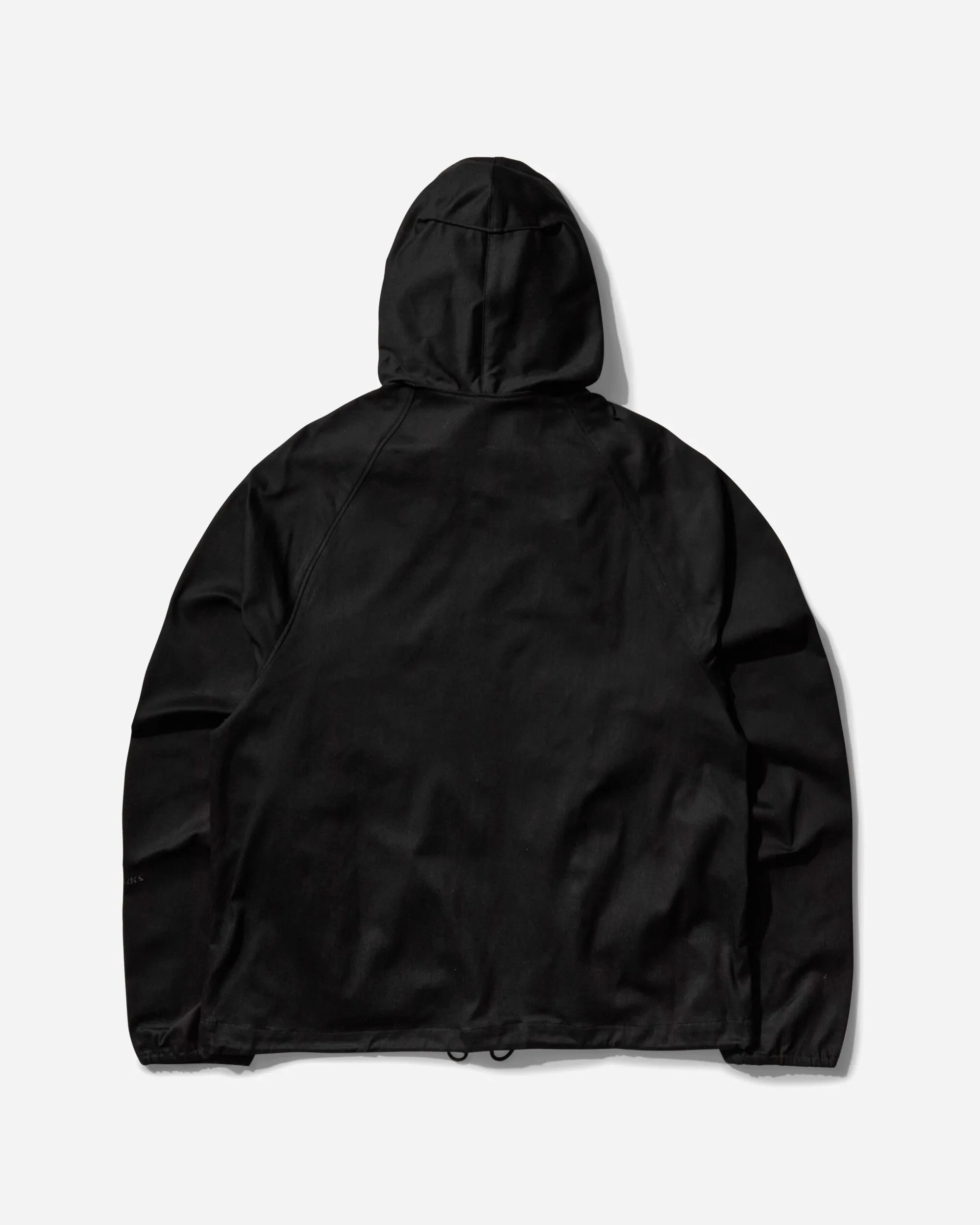 Herren Parka Shell Jacke Schwarz