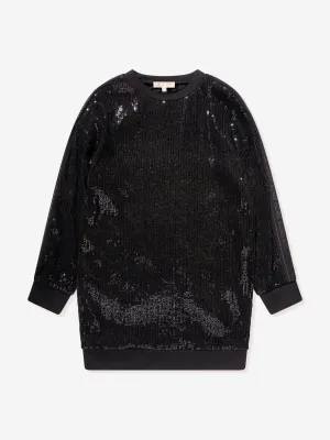 Michael Kors Mädchen Paillettenkleid in Schwarz