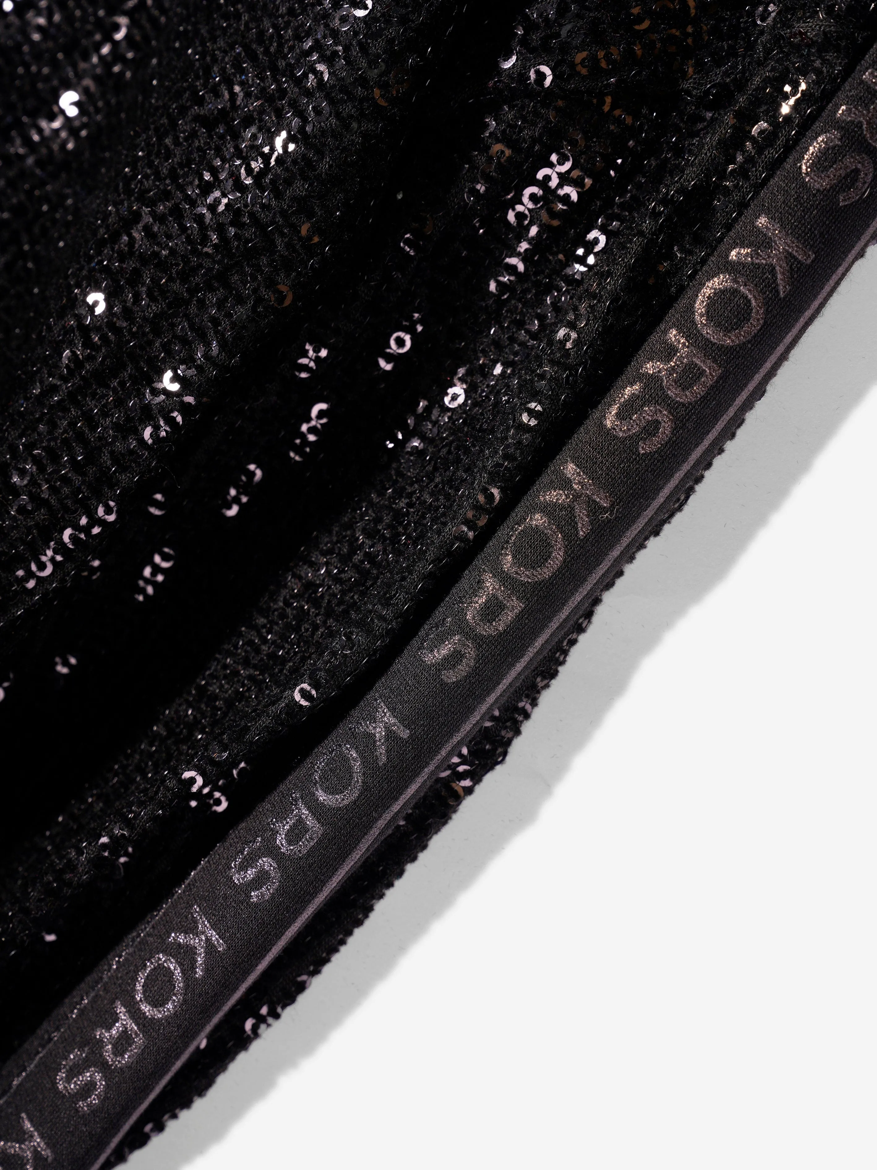 Michael Kors Mädchen Paillettenkleid in Schwarz
