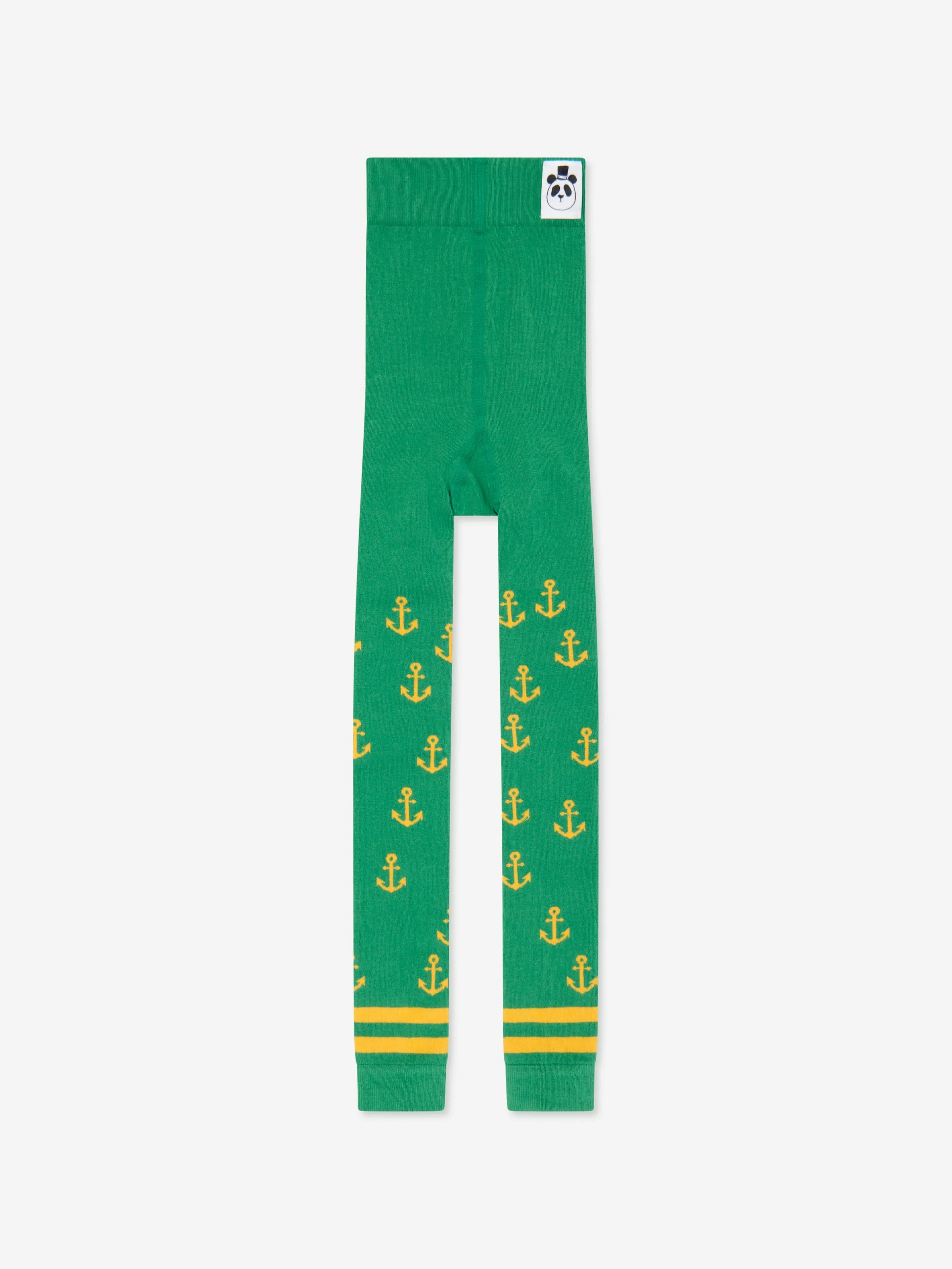 Mini Rodini Mädchen Anker-Print Leggings in Grün